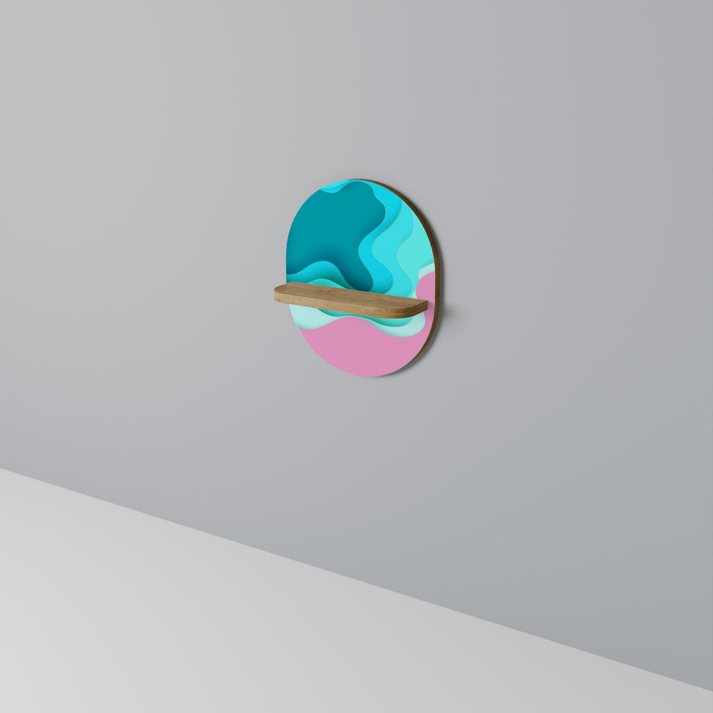 CYANIC ABYSS Decorative Art Shelf