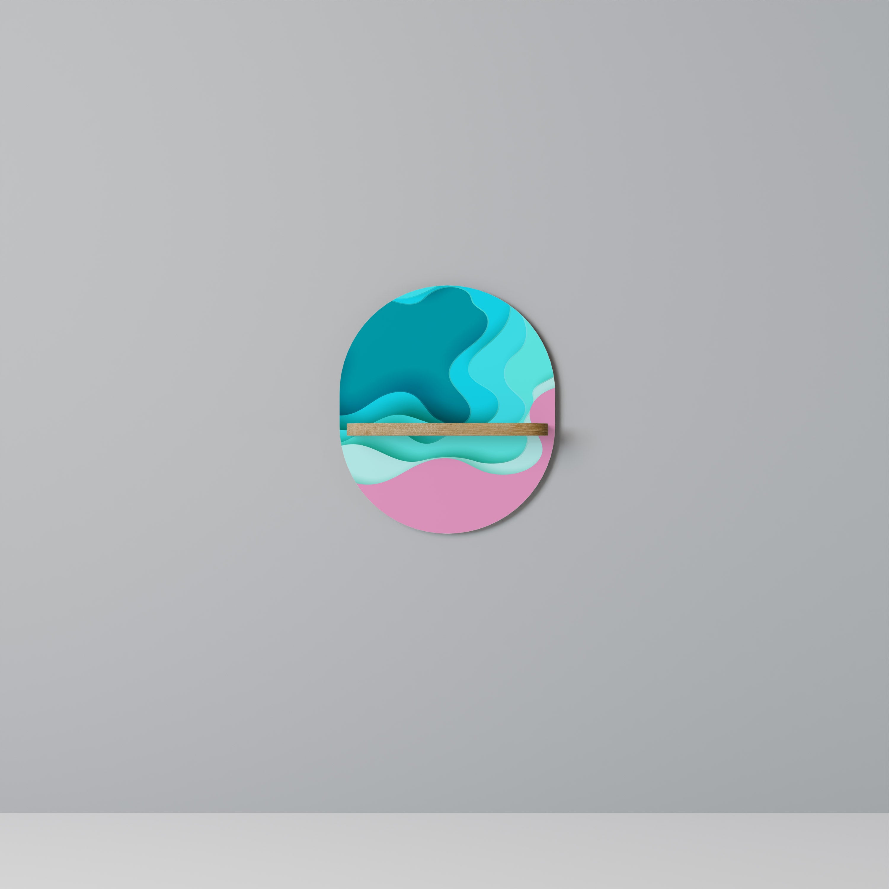 CYANIC ABYSS Decorative Art Shelf