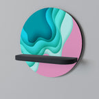 CYANIC ABYSS Decorative Art Shelf