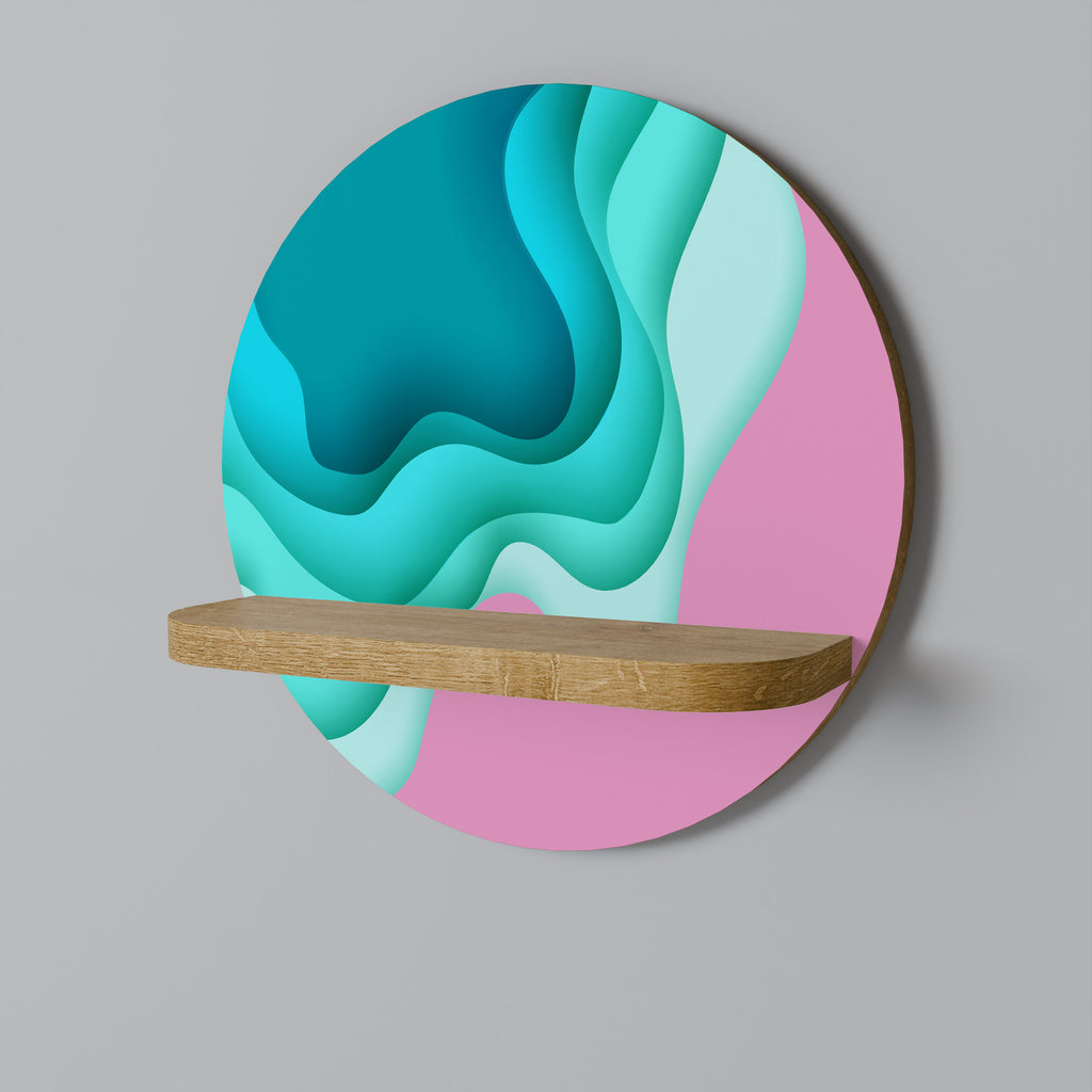 CYANIC ABYSS Decorative Art Shelf