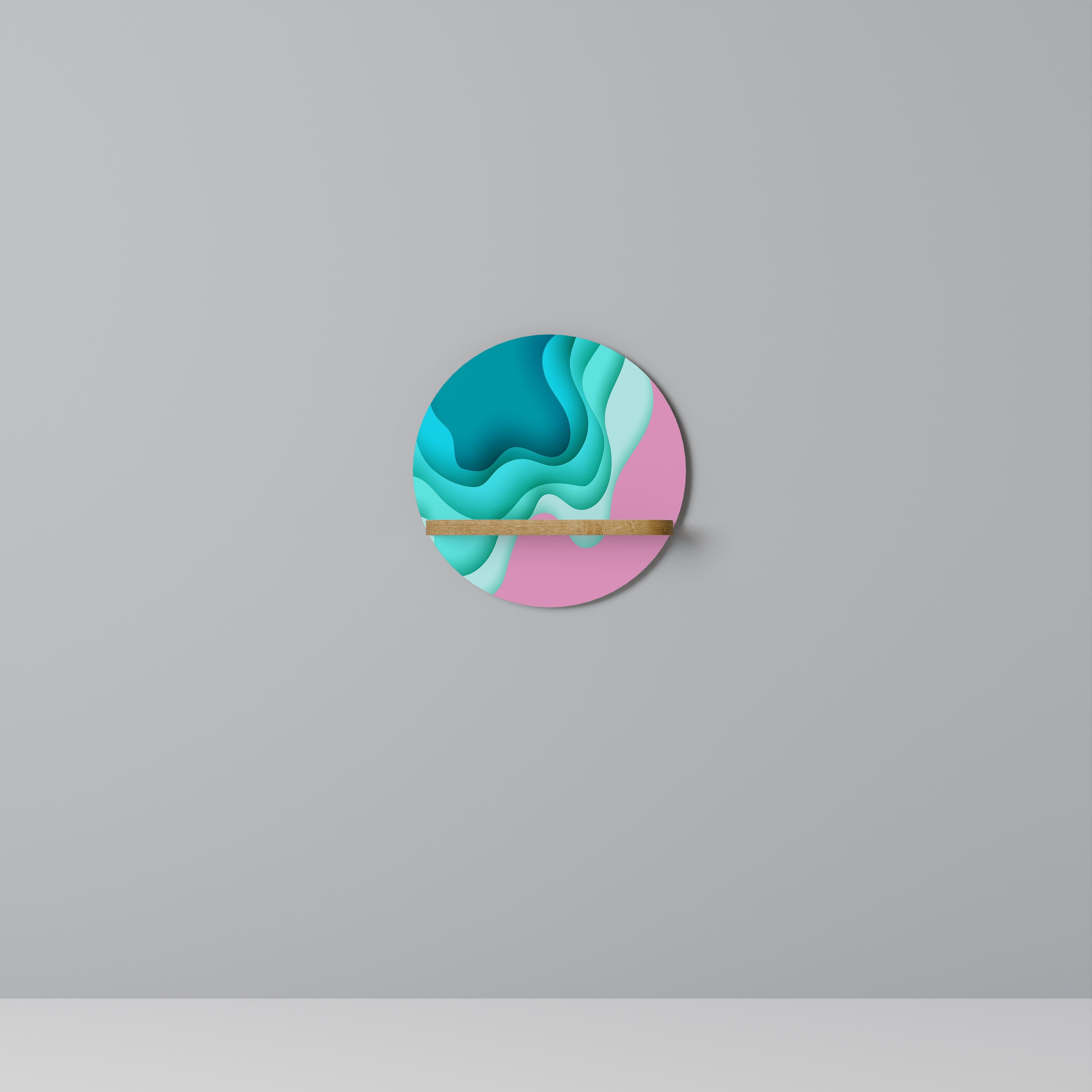 CYANIC ABYSS Decorative Art Shelf