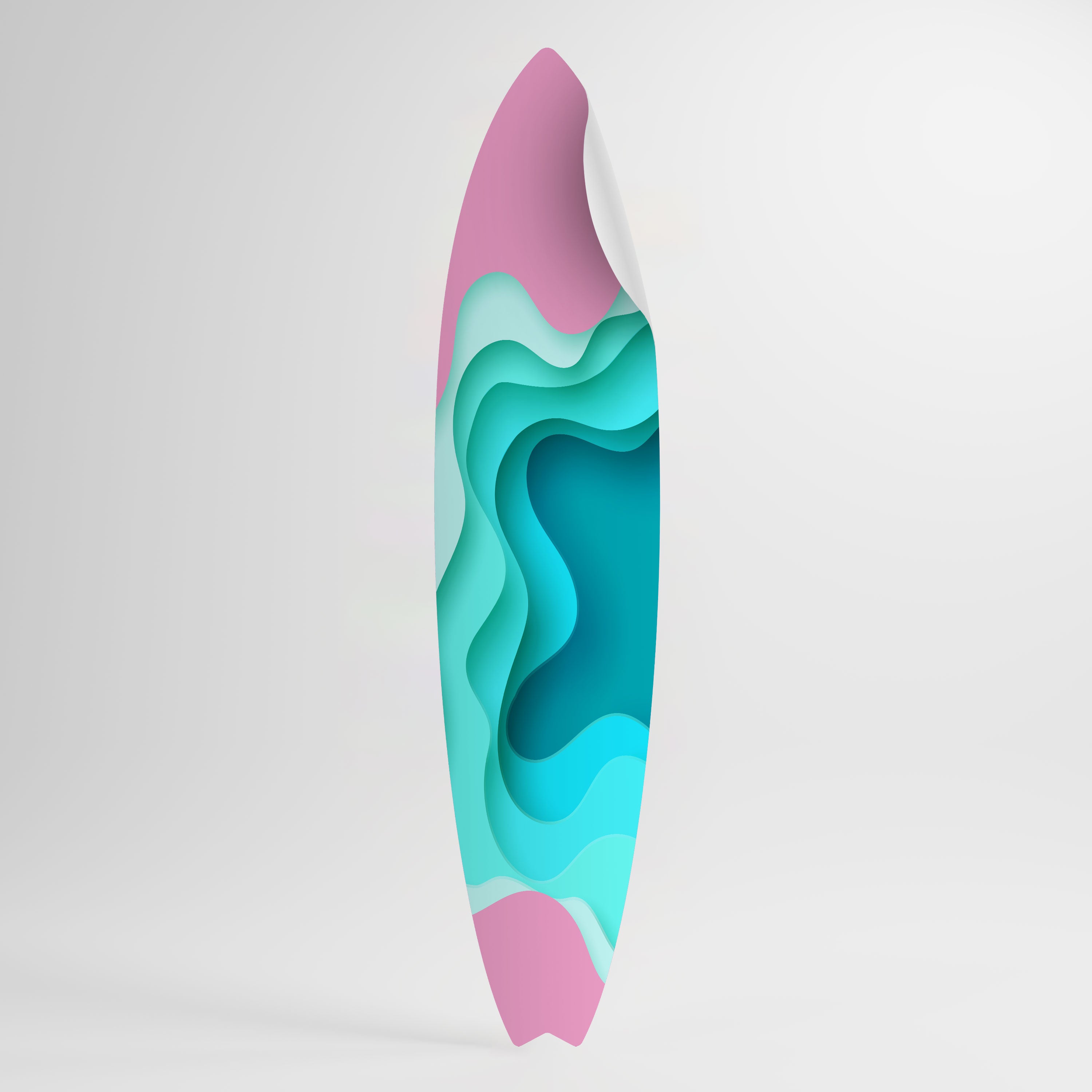 CYANIC ABYSS Peel and Stick Surfboard Sticker