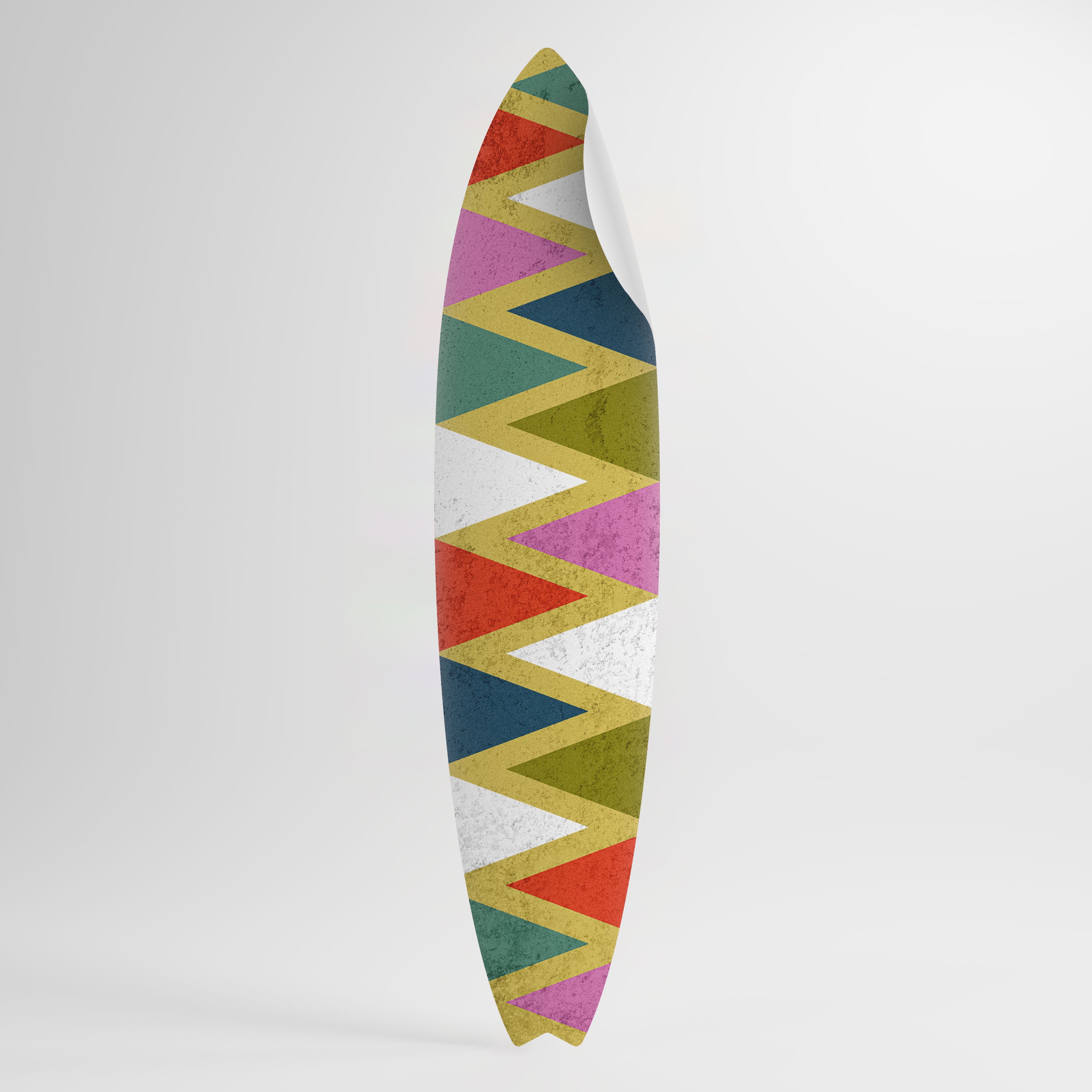 COLORFUL TRIANGLES Vinilo decorativo de tabla de surf