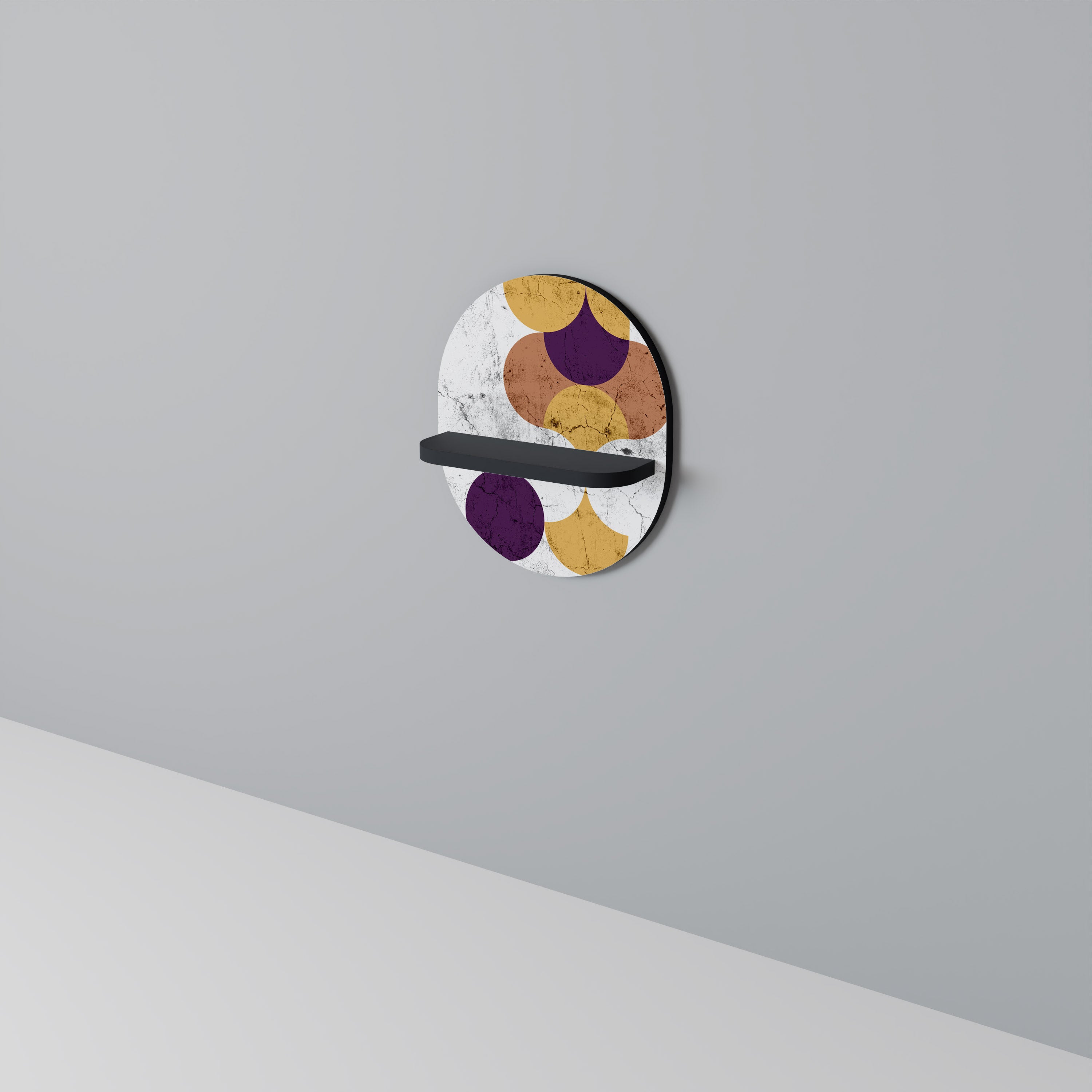 CRACKED GEOMETRY Estante Artístico