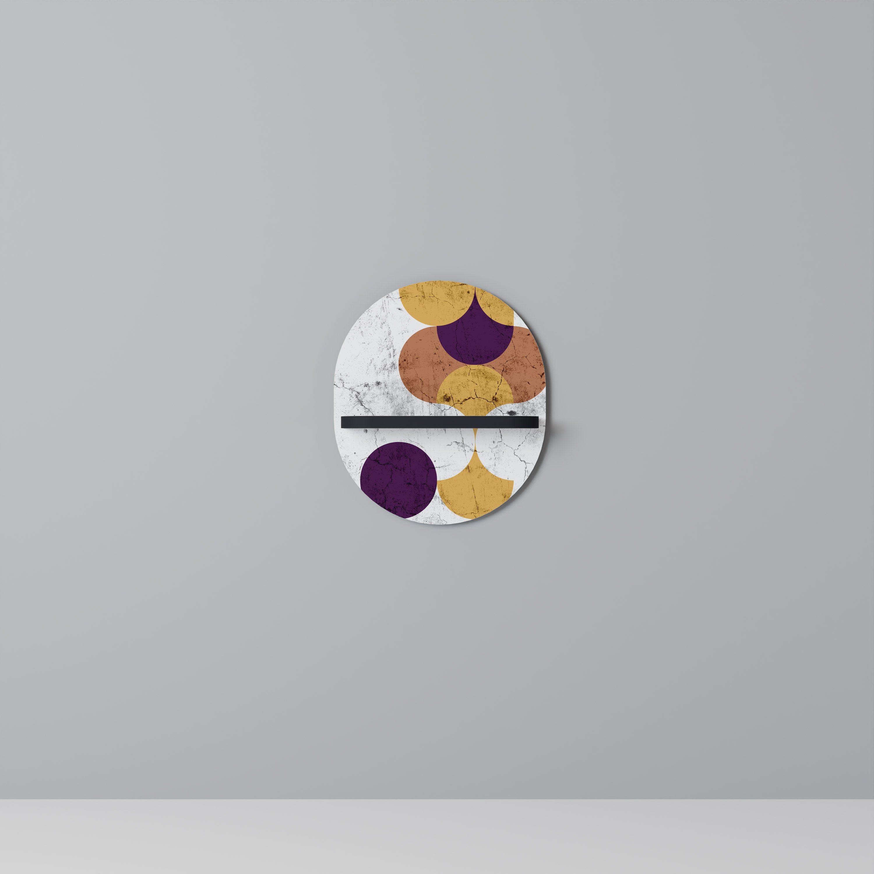 CRACKED GEOMETRY Decorative Art Shelf