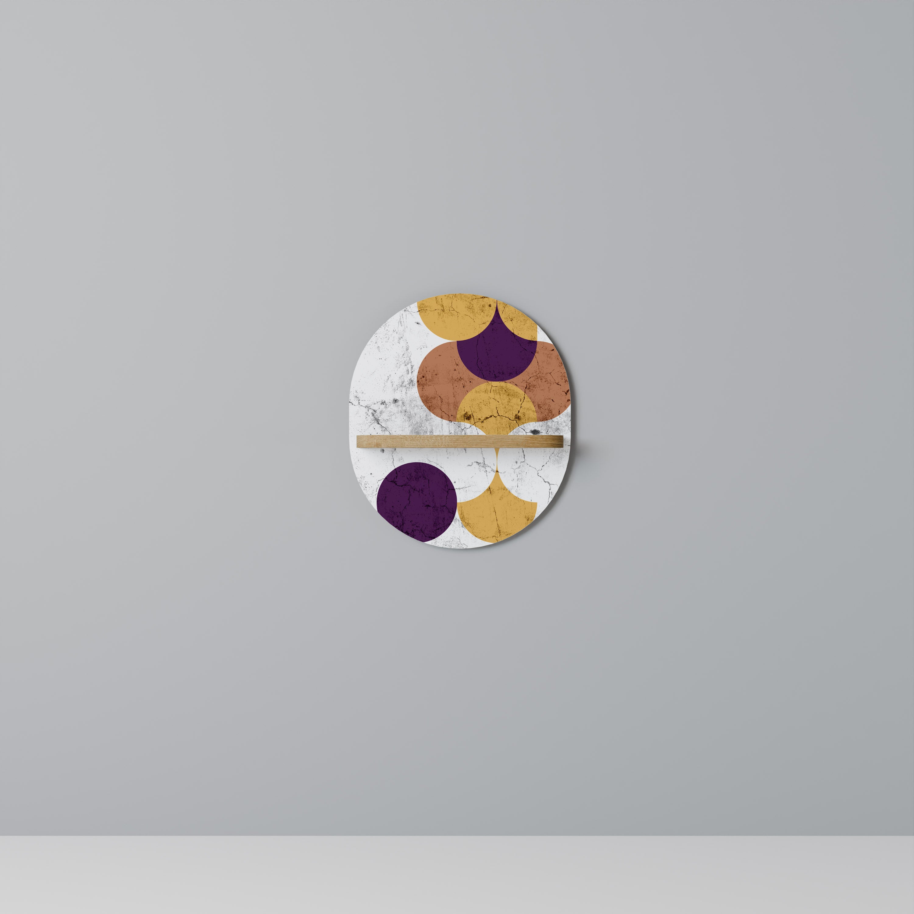 CRACKED GEOMETRY Decorative Art Shelf