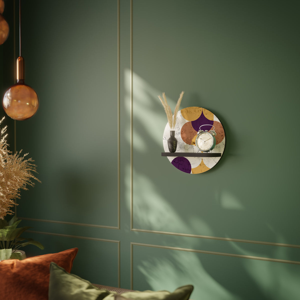 CRACKED GEOMETRY Decorative Art Shelf