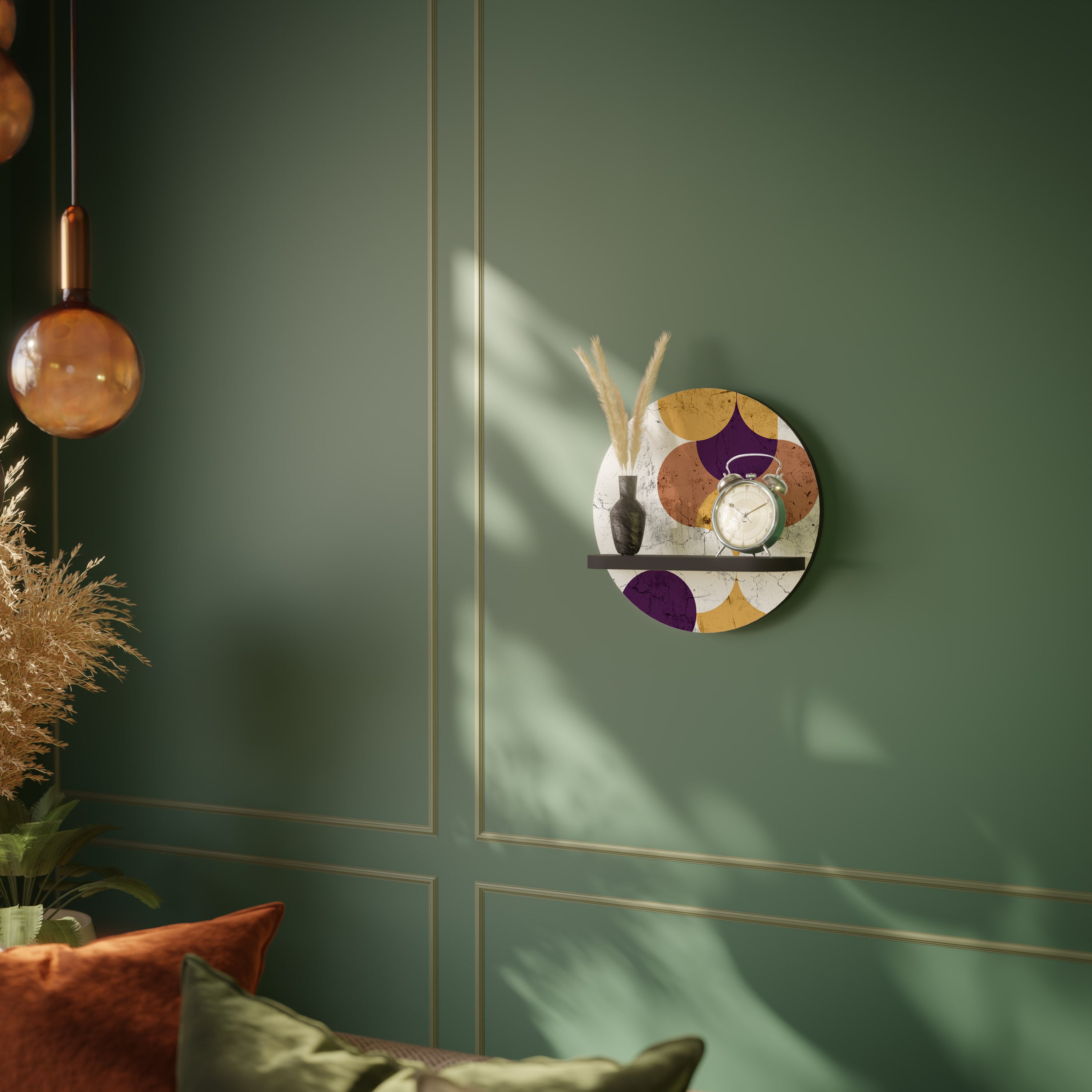 CRACKED GEOMETRY Decorative Art Shelf