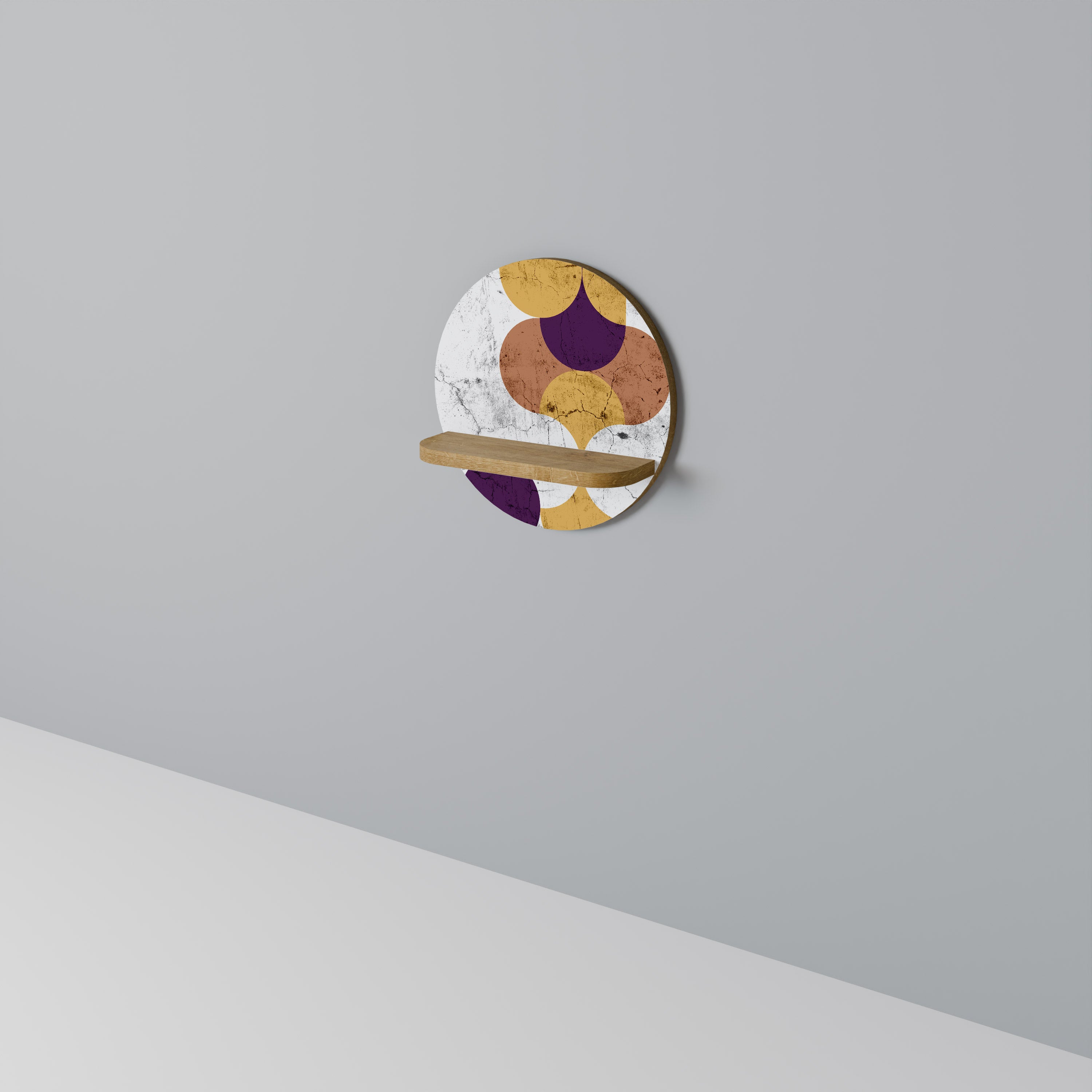 CRACKED GEOMETRY Estante Artístico