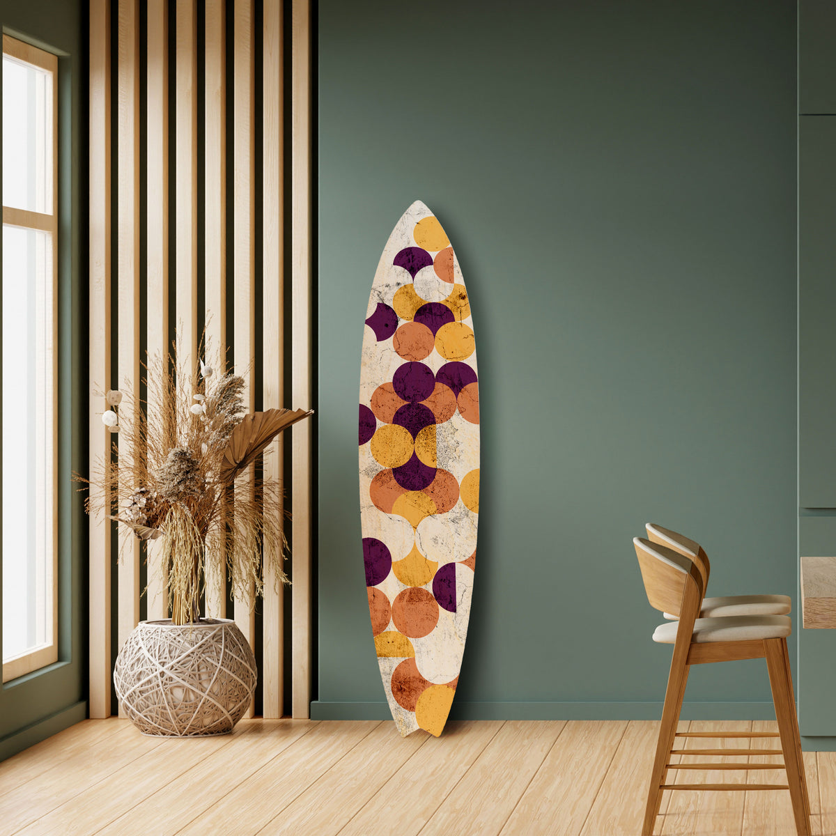CRACKED GEOMETRY Surfboard Decorative Panel