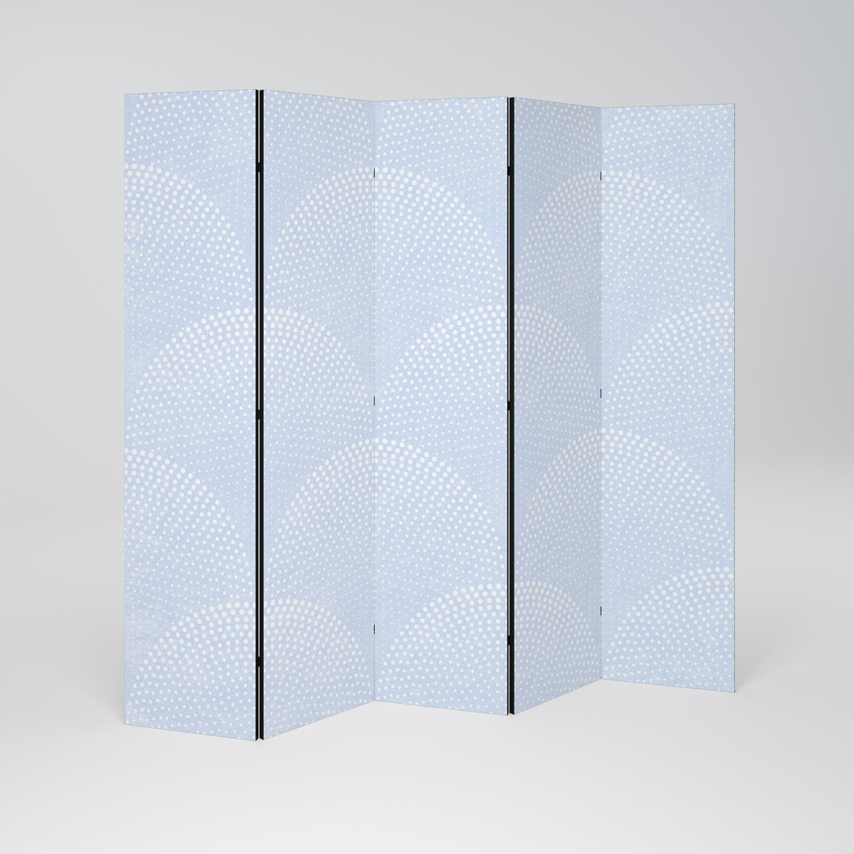 HARMONIOUS CURVES DISPLAY Biombo de 5 Painéis