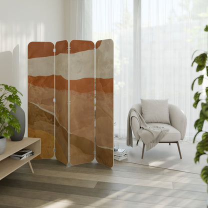 SANDHILLS SPLENDOUR 4-Panel Plywood Room Divider