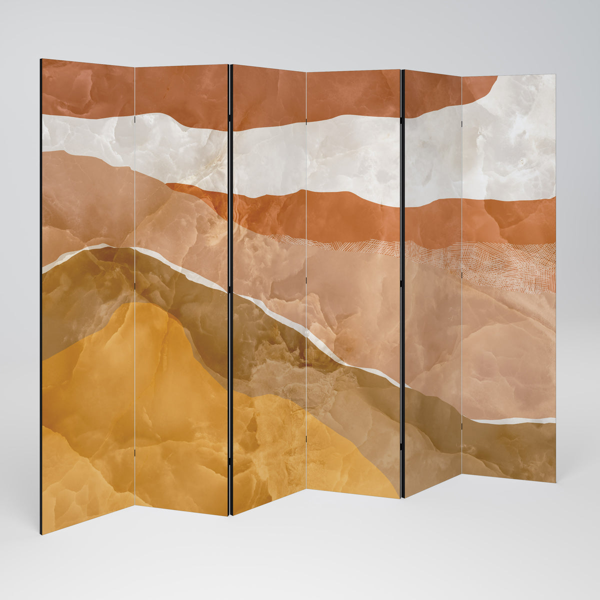 SANDHILLS SPLENDOUR 6-Panel Room Divider