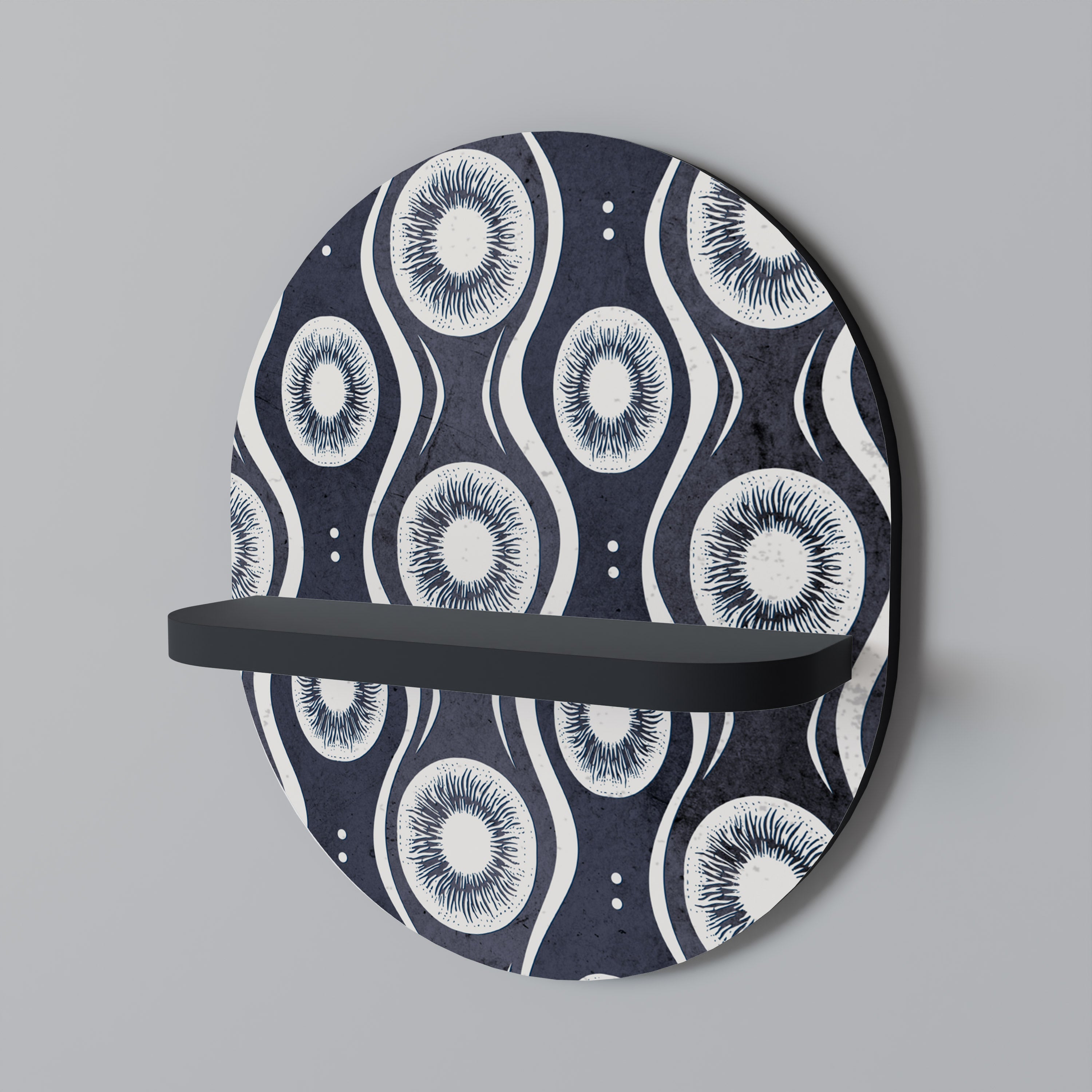 GRAPHITE EYES Decorative Art Shelf