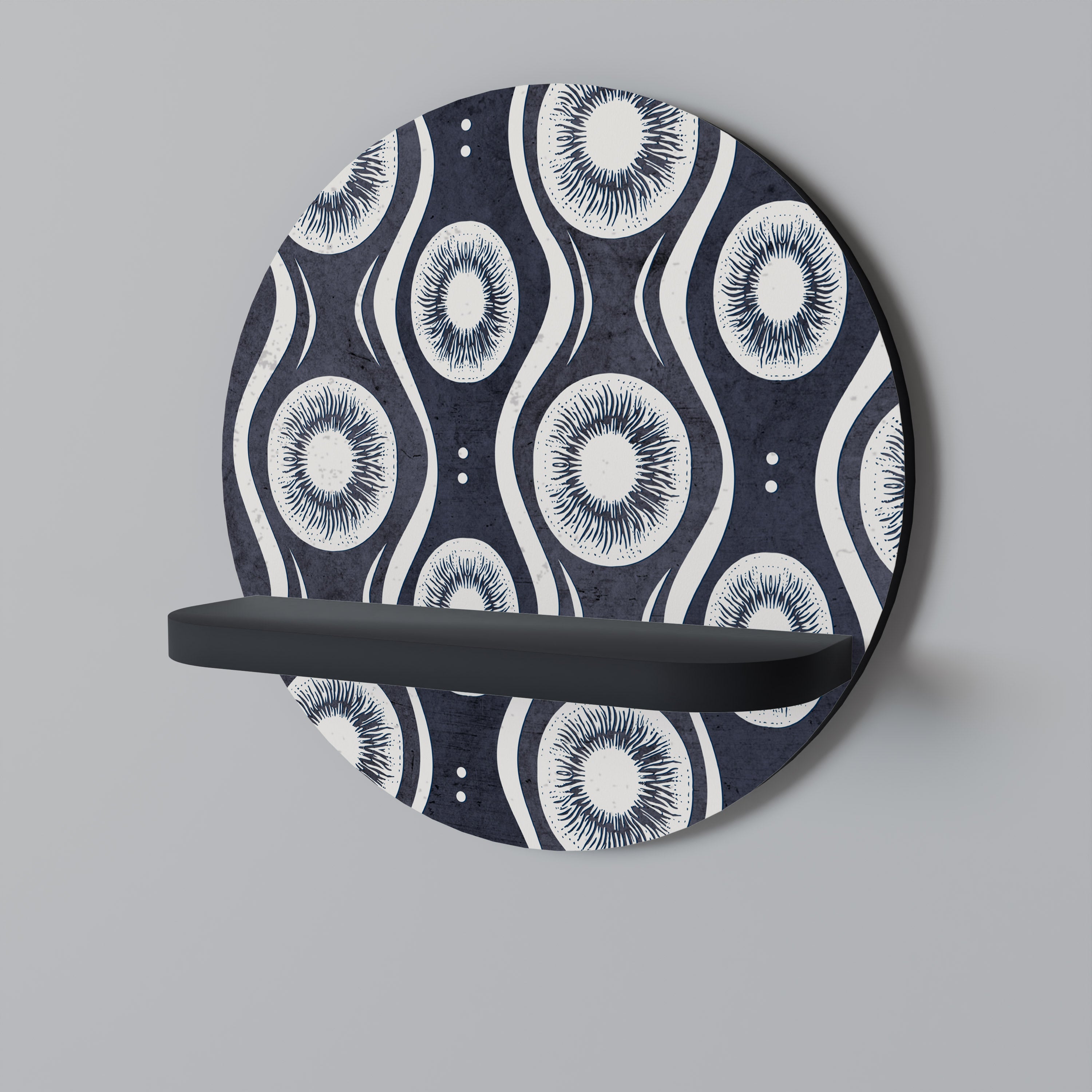 GRAPHITE EYES Decorative Art Shelf