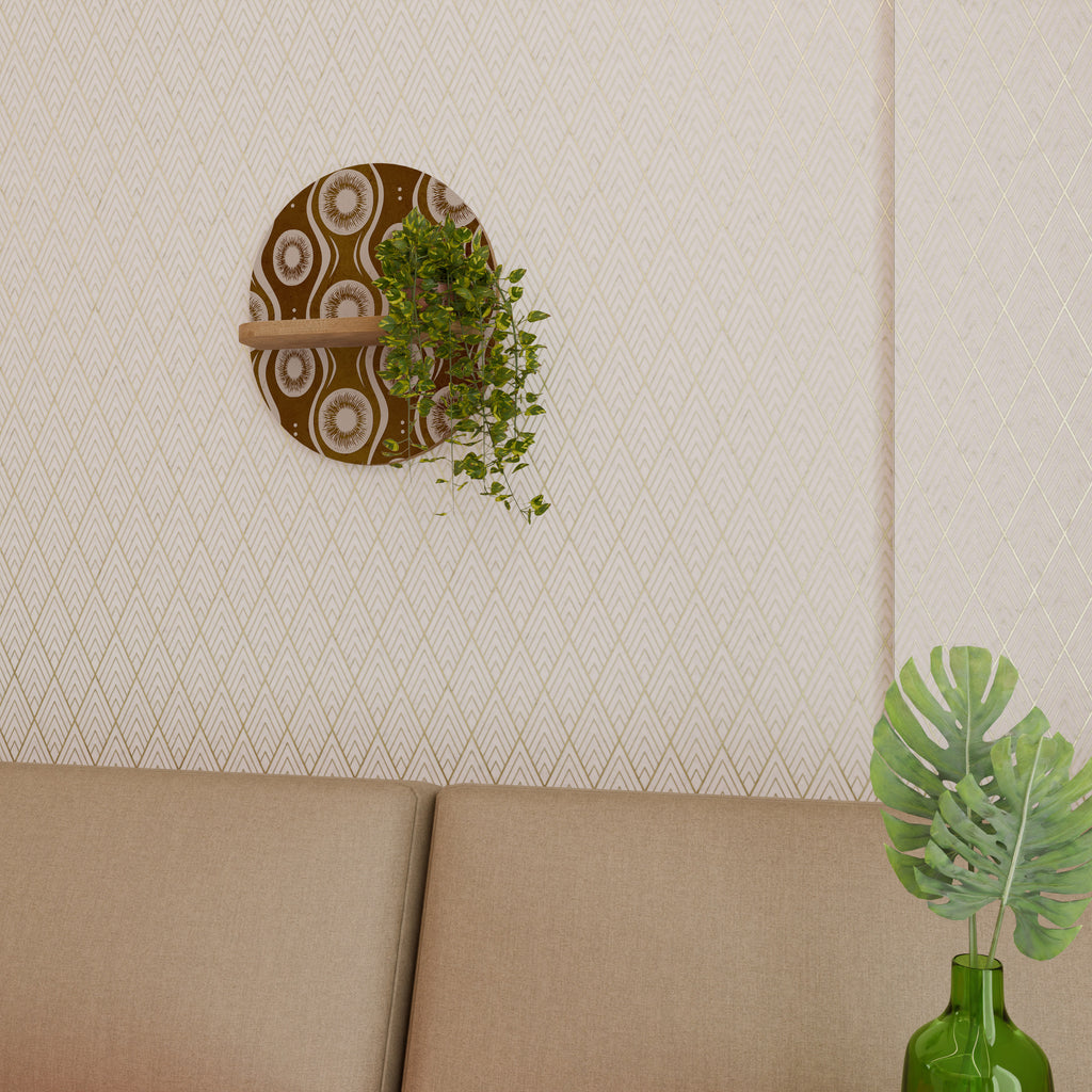 BROWN EYES Decorative Art Shelf