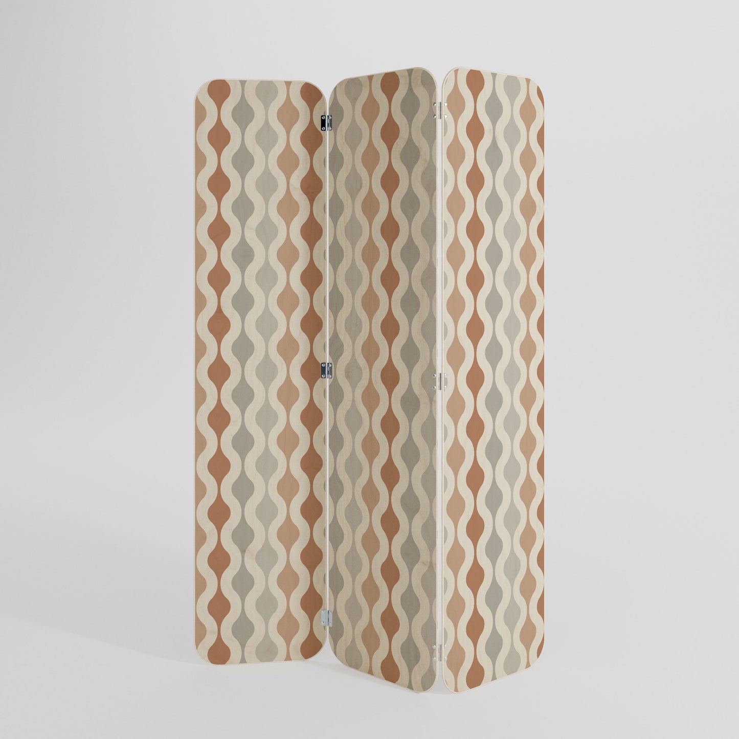 HAZY NOSTALGIA 3-Panel Plywood Room Divider