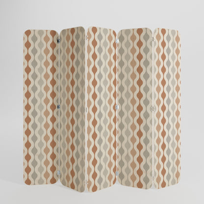 HAZY NOSTALGIA 5-Panel Plywood Room Divider