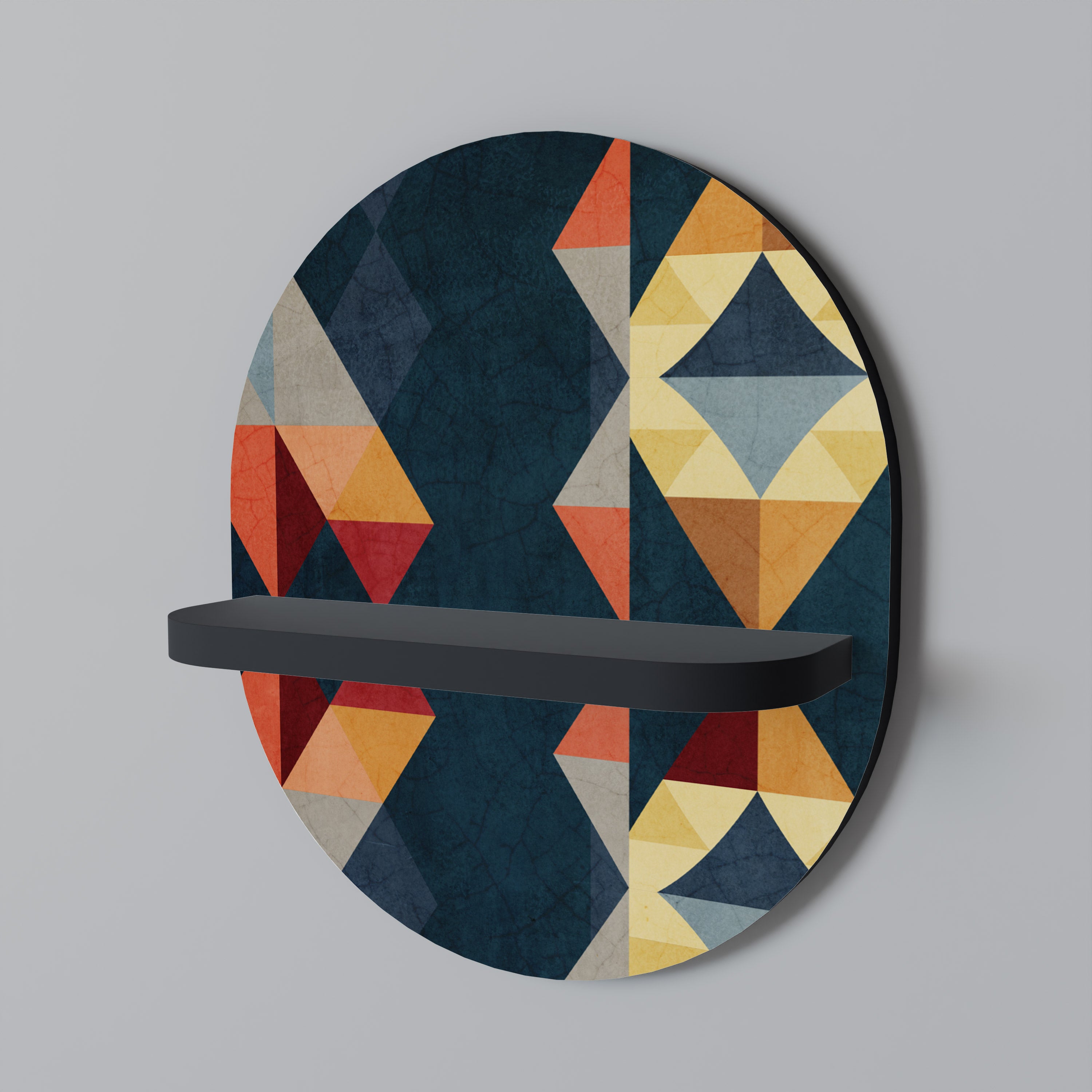 CRACKED ILLUSION Decorative Art Shelf