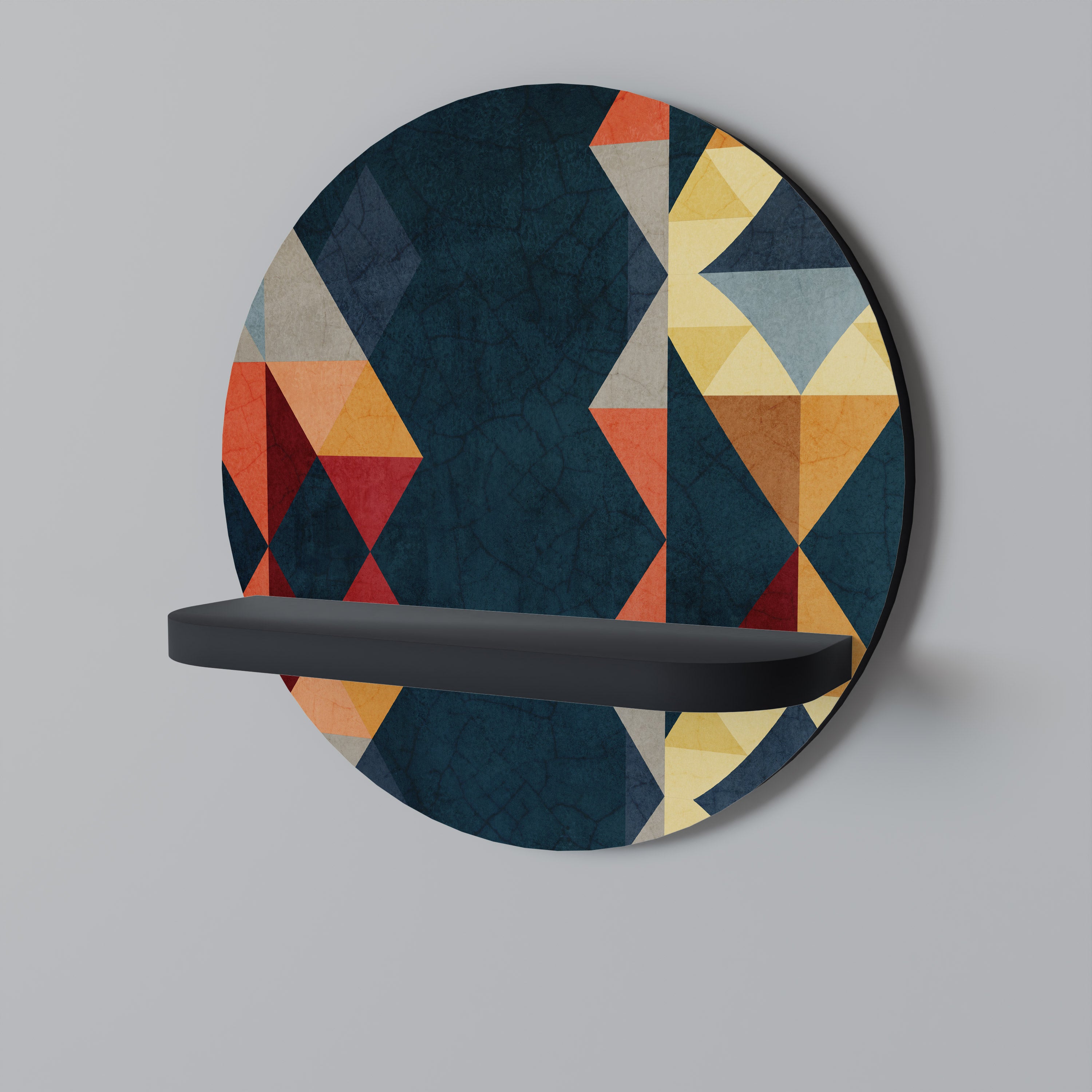 CRACKED ILLUSION Decorative Art Shelf