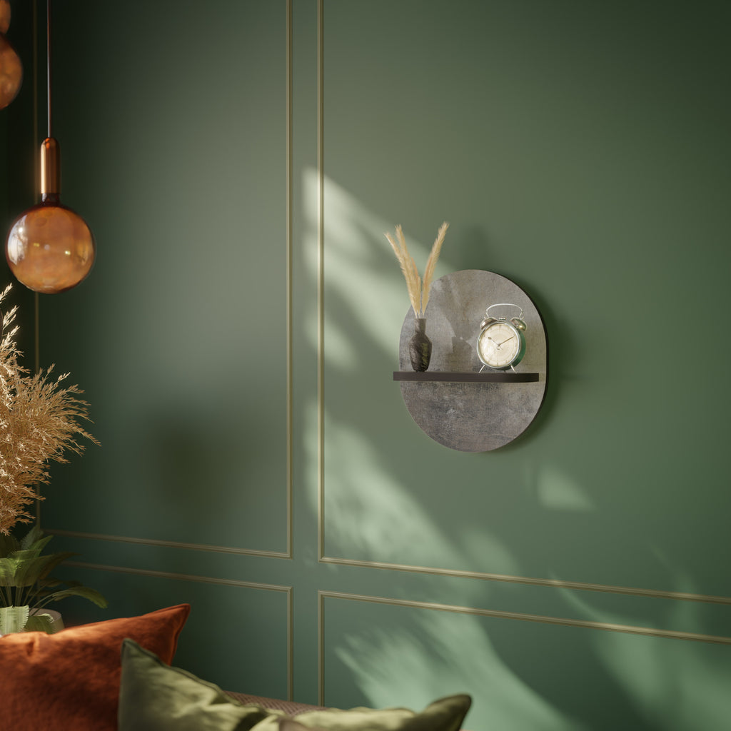 CONCRETE WALL Decorative Art Shelf