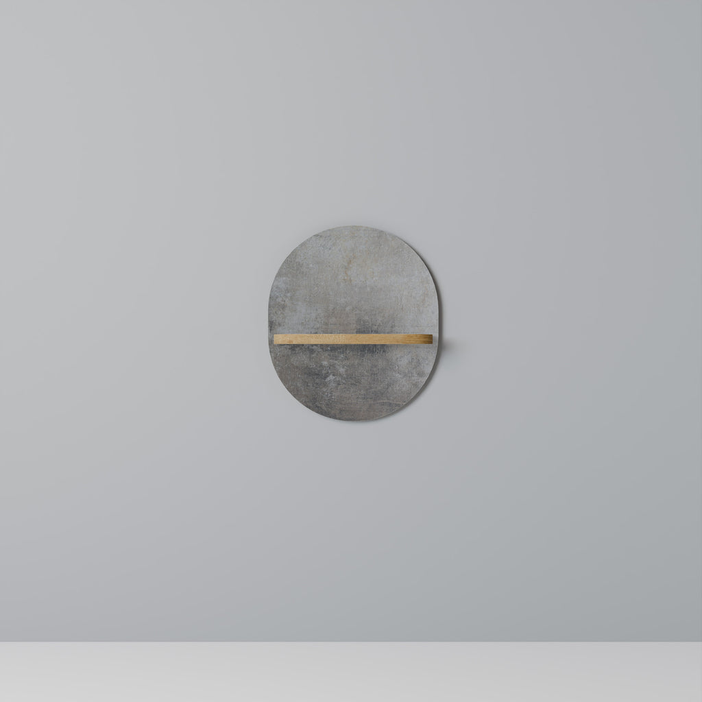 CONCRETE WALL Decorative Art Shelf