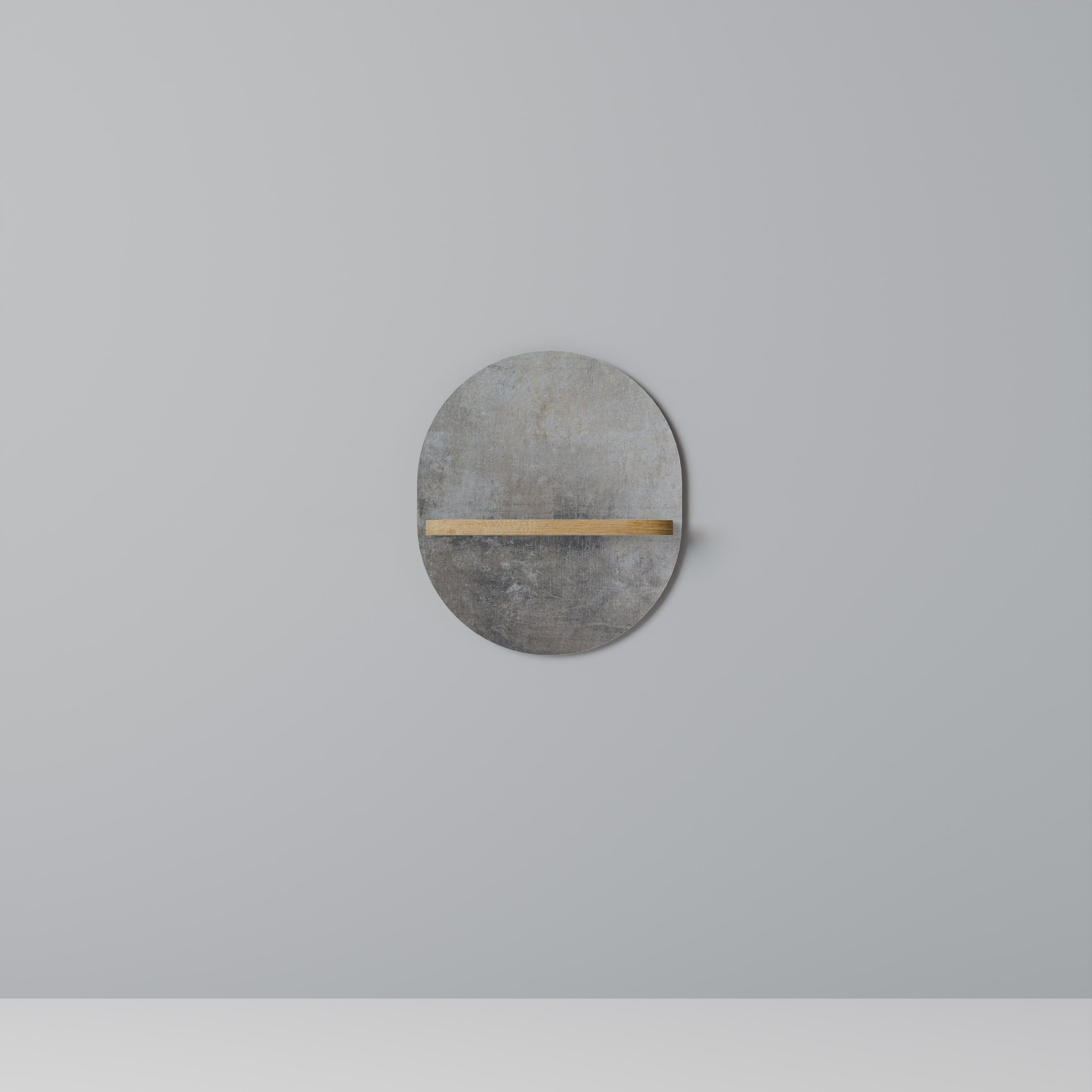 CONCRETE WALL Decorative Art Shelf