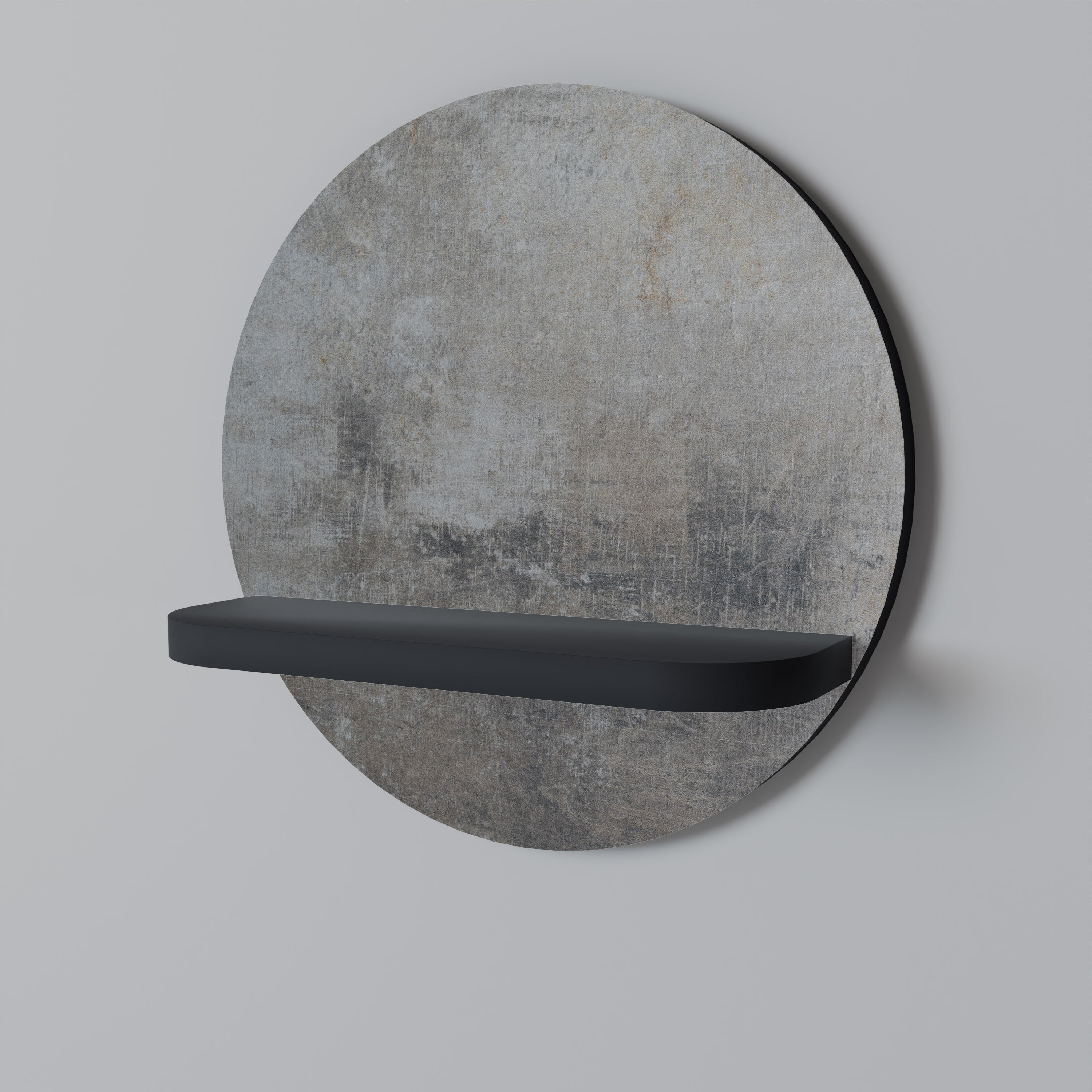 CONCRETE WALL Decorative Art Shelf