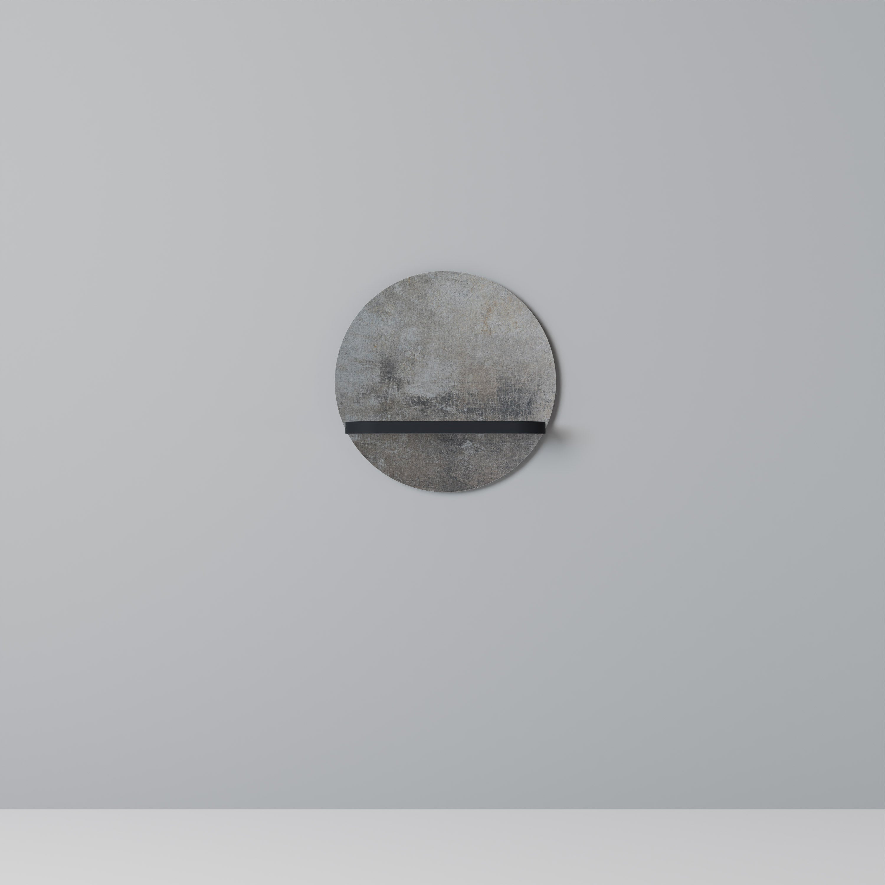 CONCRETE WALL Decorative Art Shelf