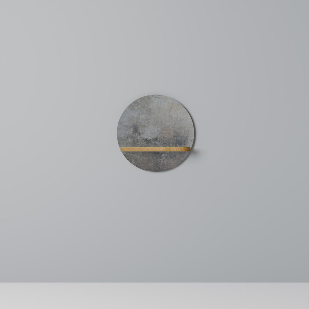 CONCRETE WALL Decorative Art Shelf