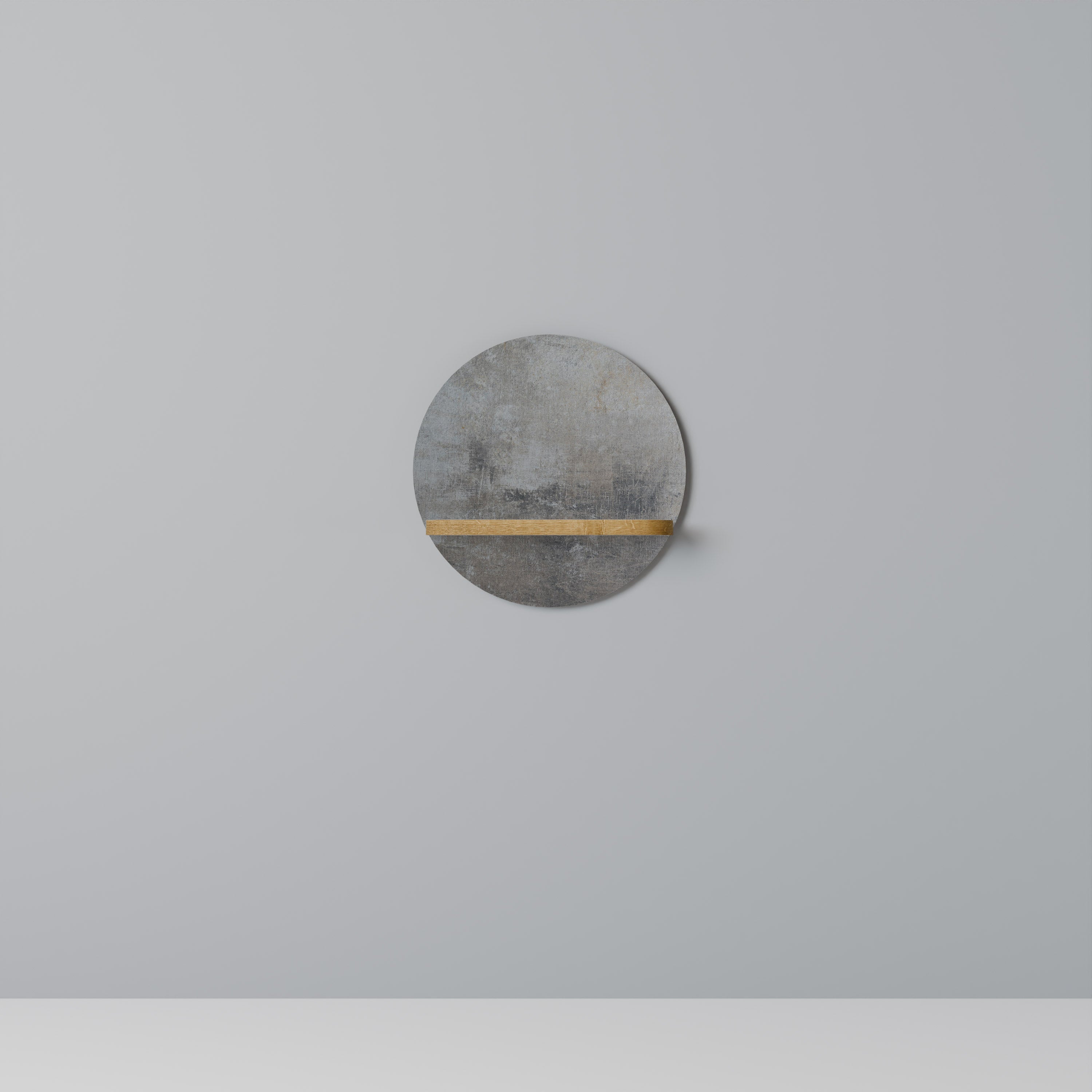 CONCRETE WALL Decorative Art Shelf