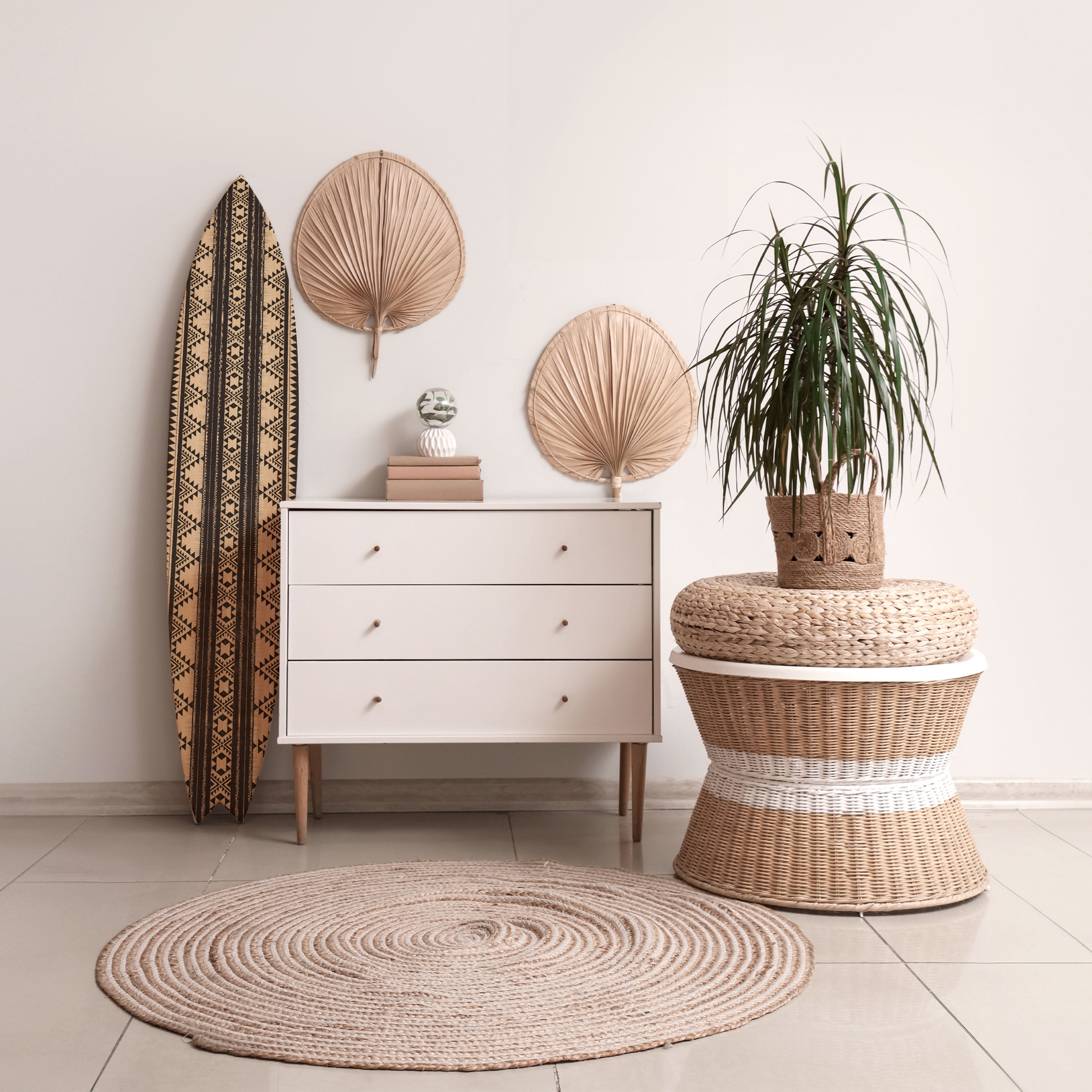 AZTEC Surfboard Decorative Panel