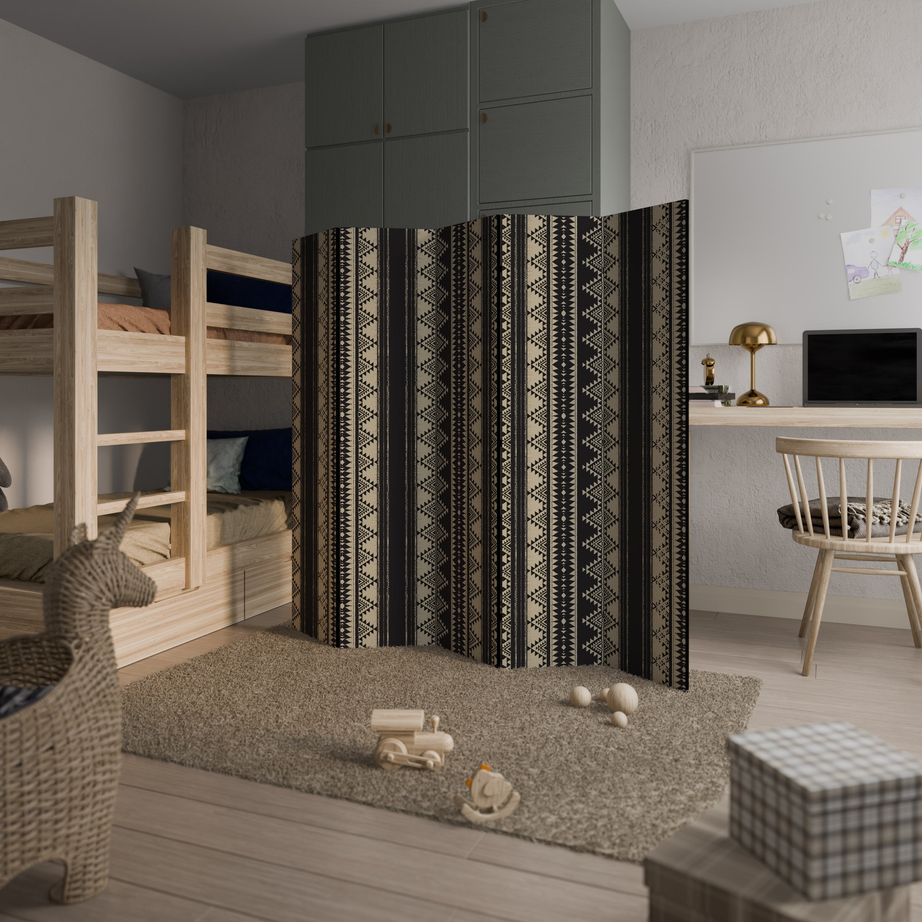 AZTEC 5-Panel Room Divider