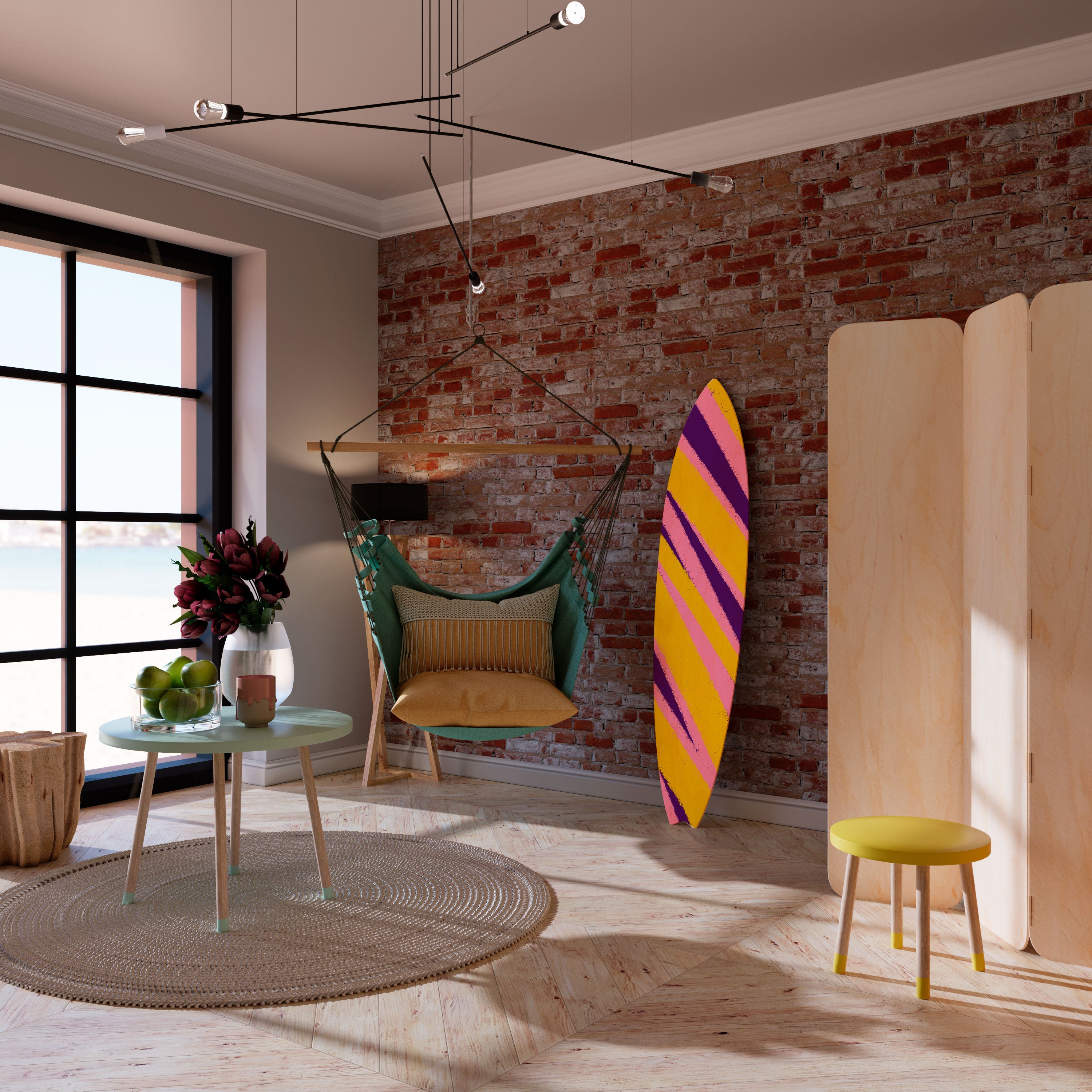 DREAMS COME TRUE Surfboard Decorative Panel