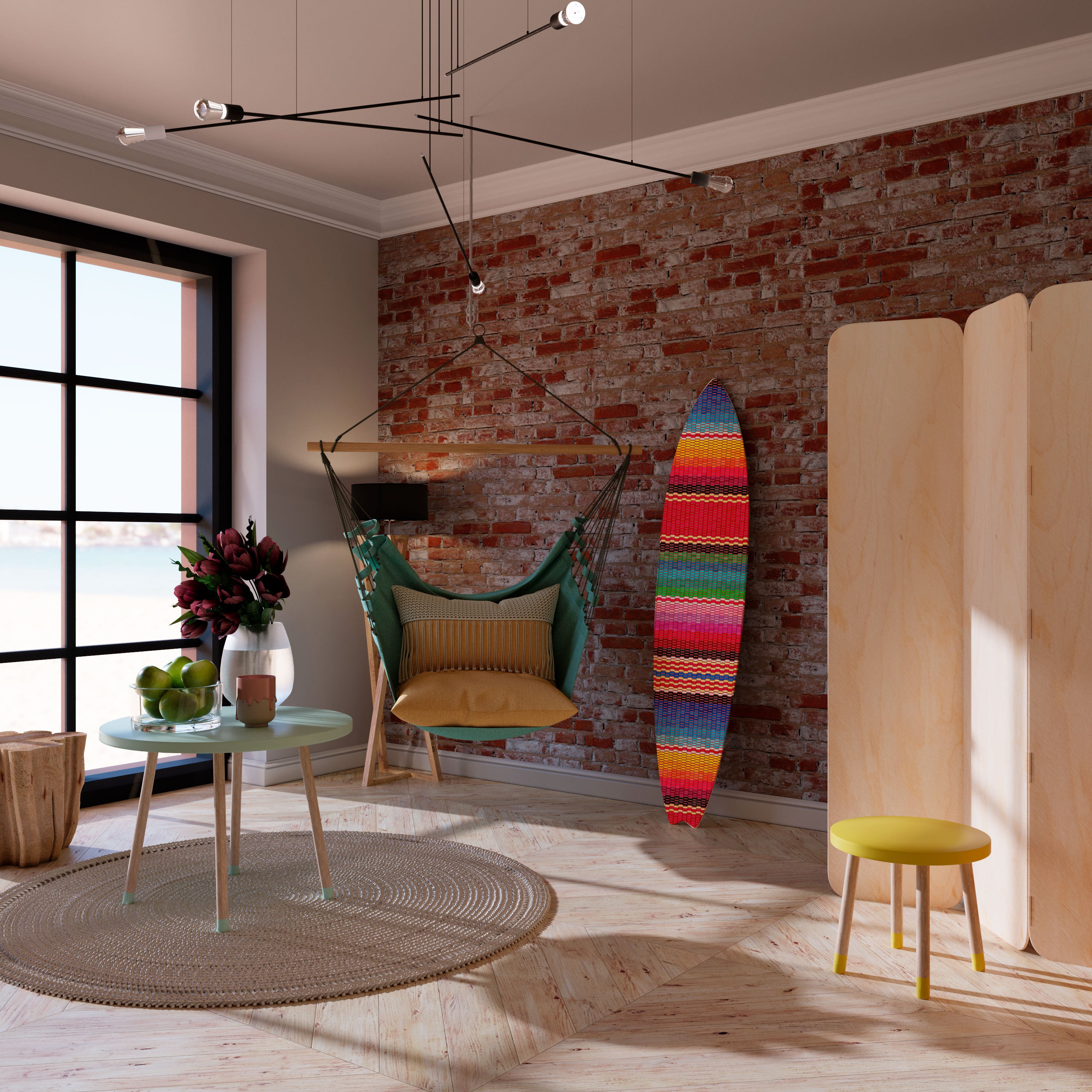 ETHNIC MEXICAN Surfboard Decorative Panel