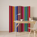 ETHNIC MEXICAN 4-Panel Room Divider