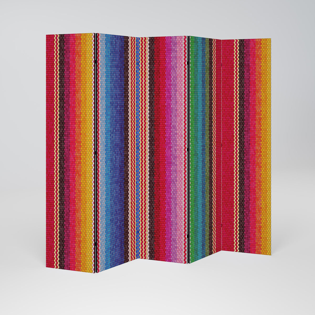 ETHNIC MEXICAN Biombo de 5 Painéis