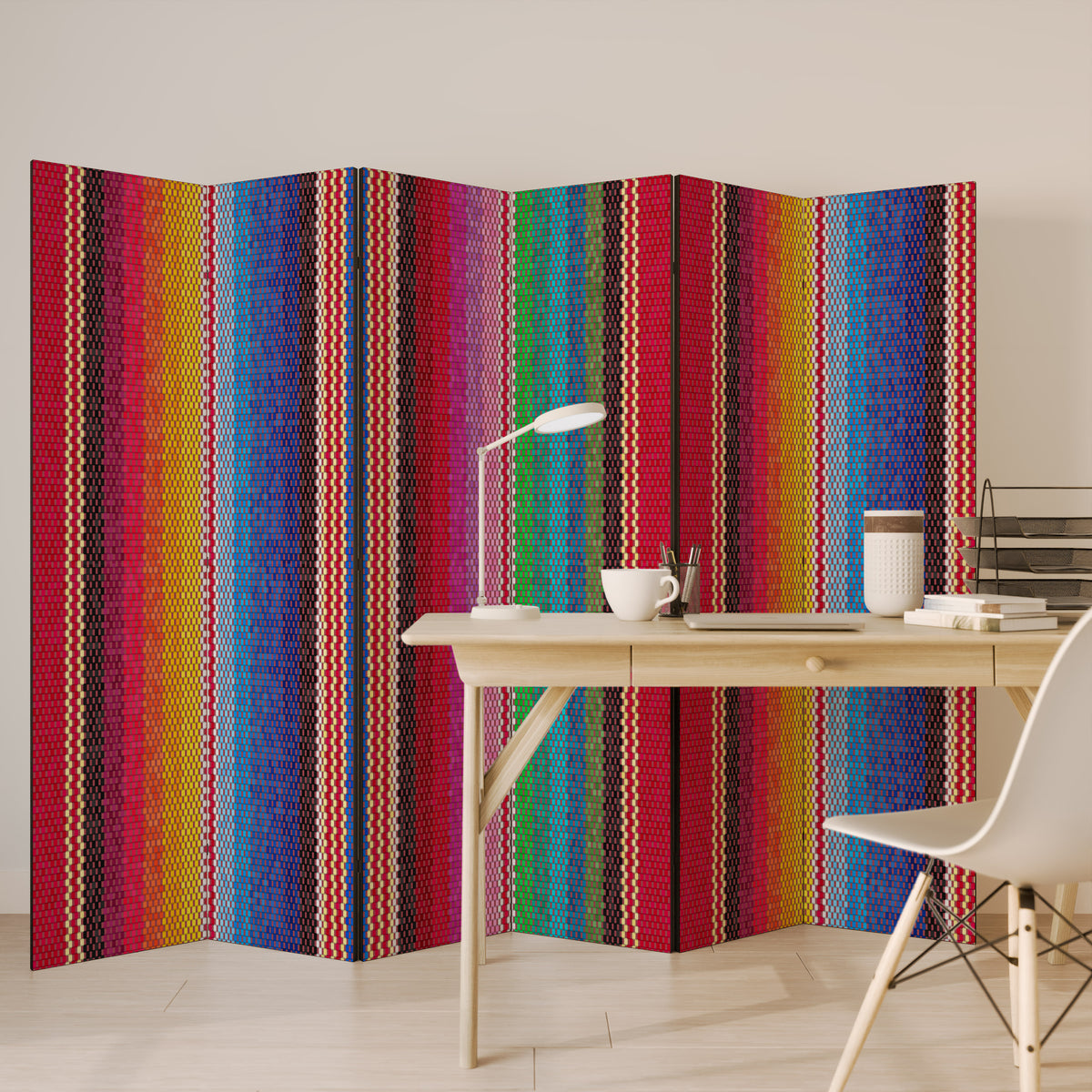 ETHNIC MEXICAN 6-Panel Room Divider