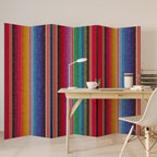 ETHNIC MEXICAN 6-Panel Room Divider
