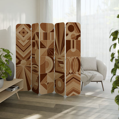 PRISM MOSAIC 5-Panel Plywood Room Divider