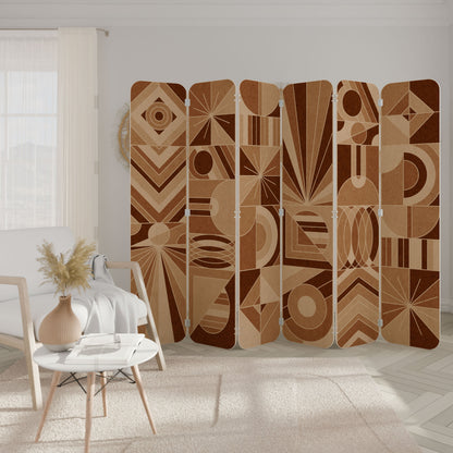 PRISM MOSAIC 6-Panel Plywood Room Divider