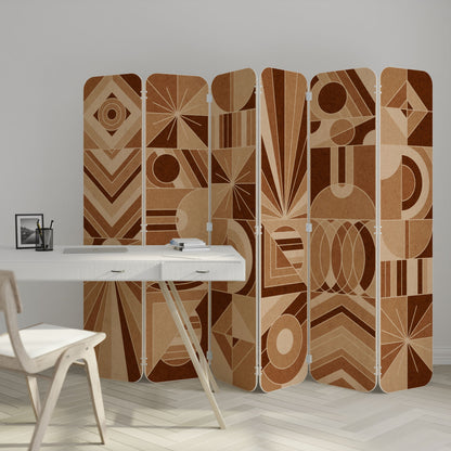 PRISM MOSAIC 6-Panel Plywood Room Divider