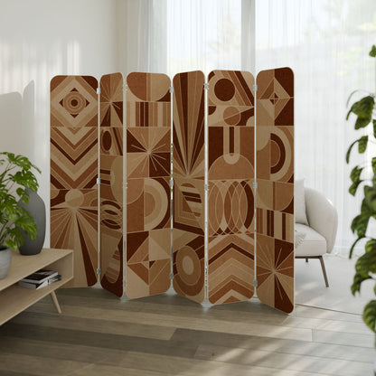 PRISM MOSAIC 6-Panel Plywood Room Divider