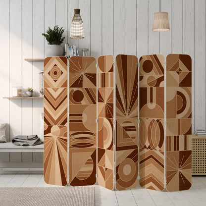 PRISM MOSAIC 6-Panel Plywood Room Divider