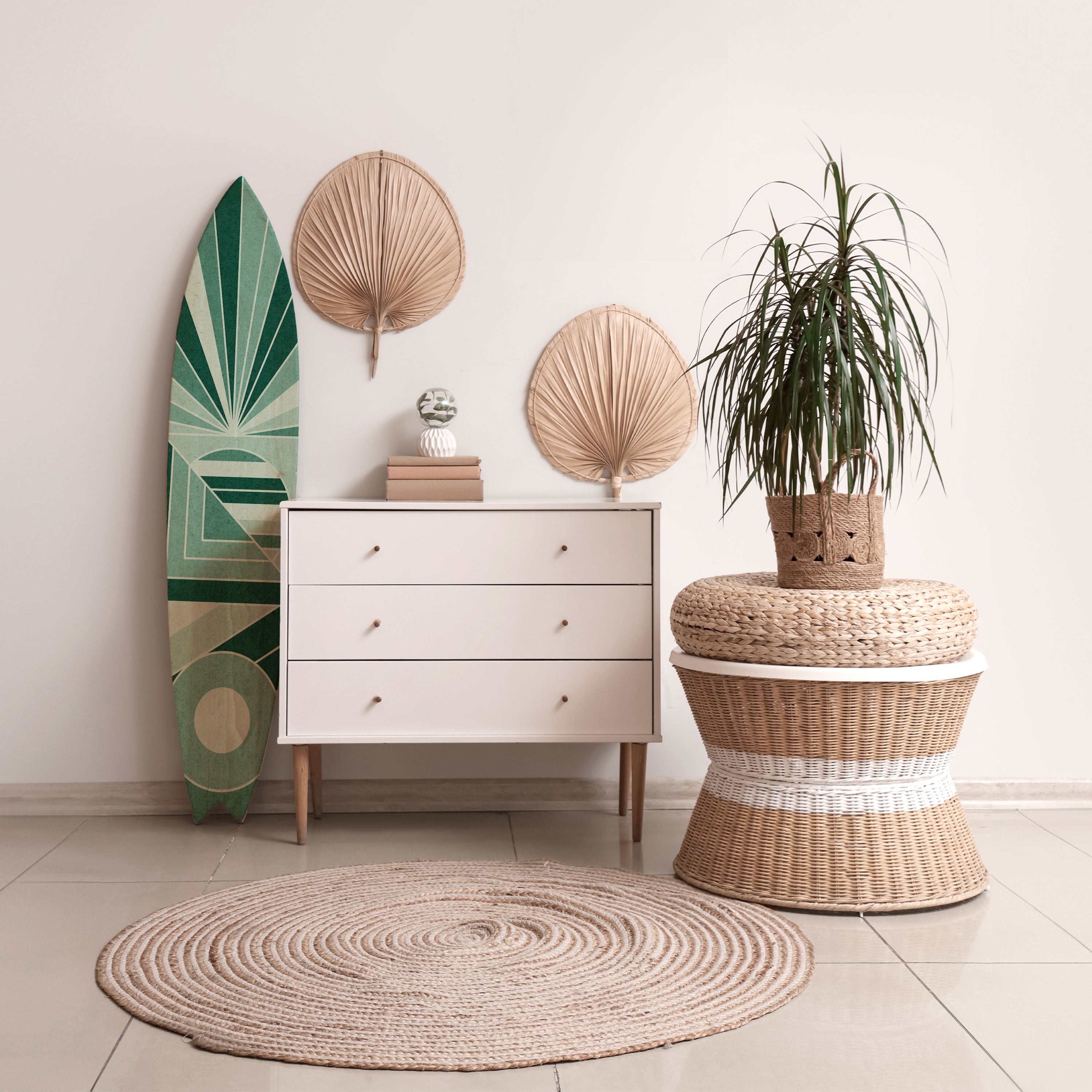 RHYTMIC GRID Surfboard Decorative Panel