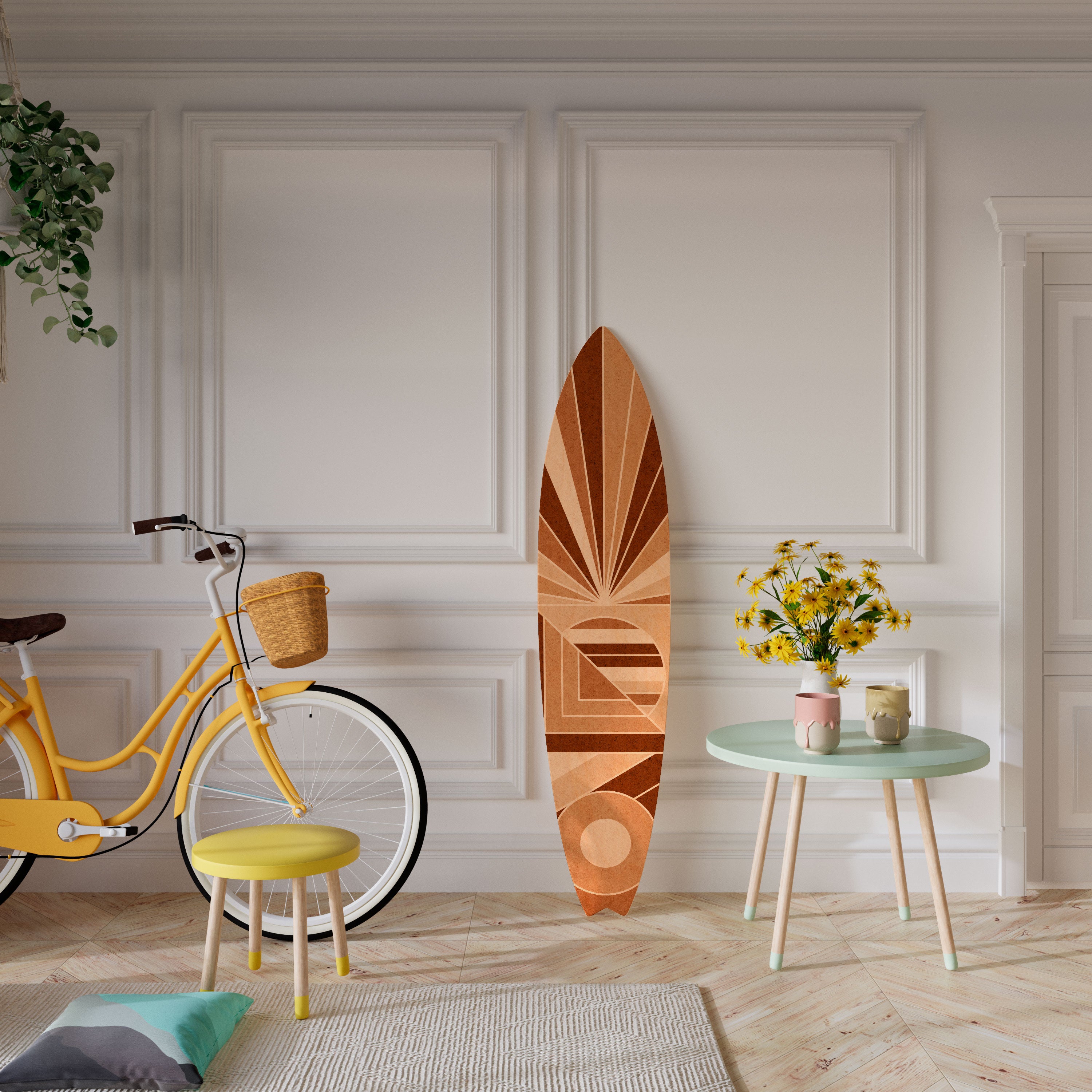 RADIANT MOSAIC Surfboard Decorative Panel