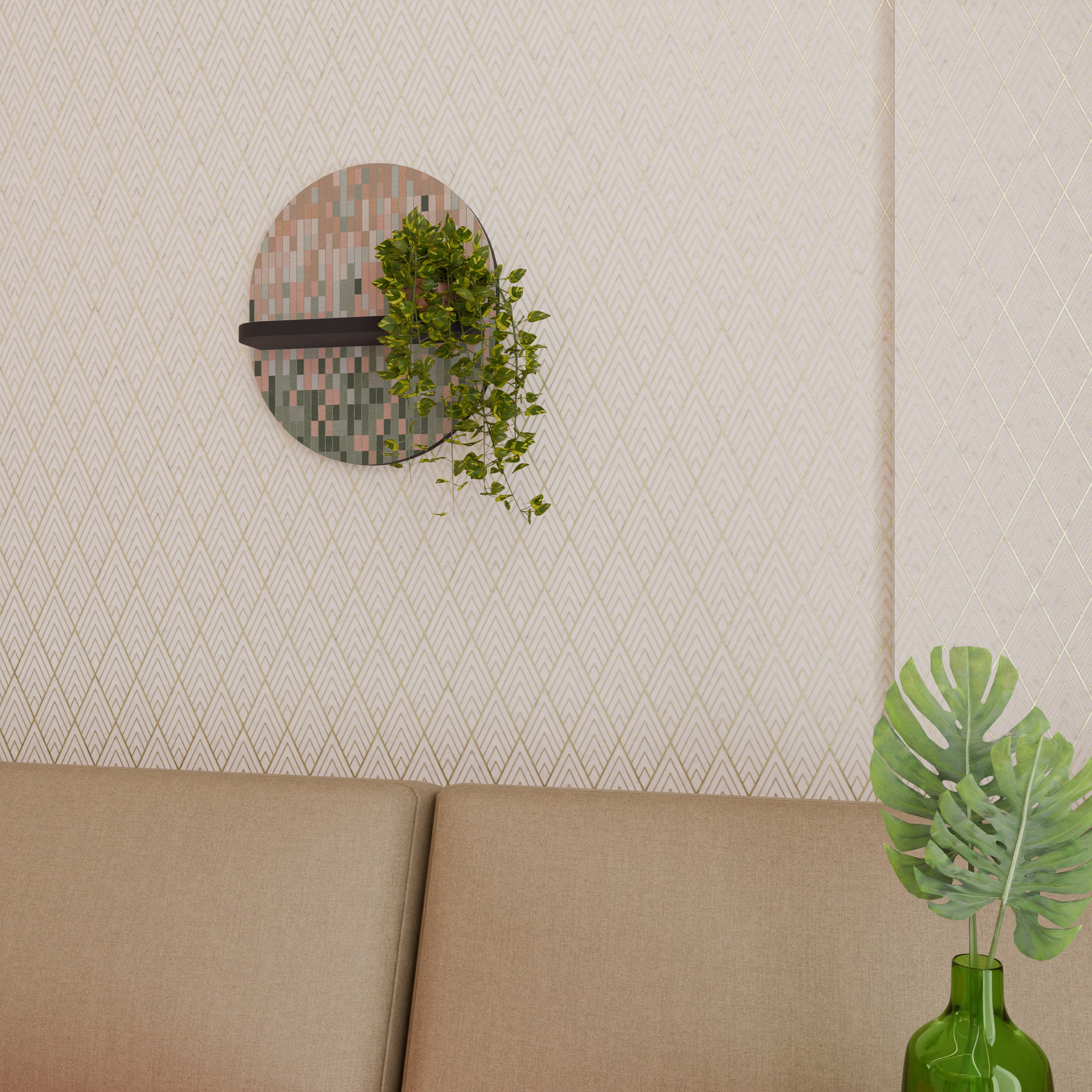 BUILDING THE FUTURE Decorative Art Shelf