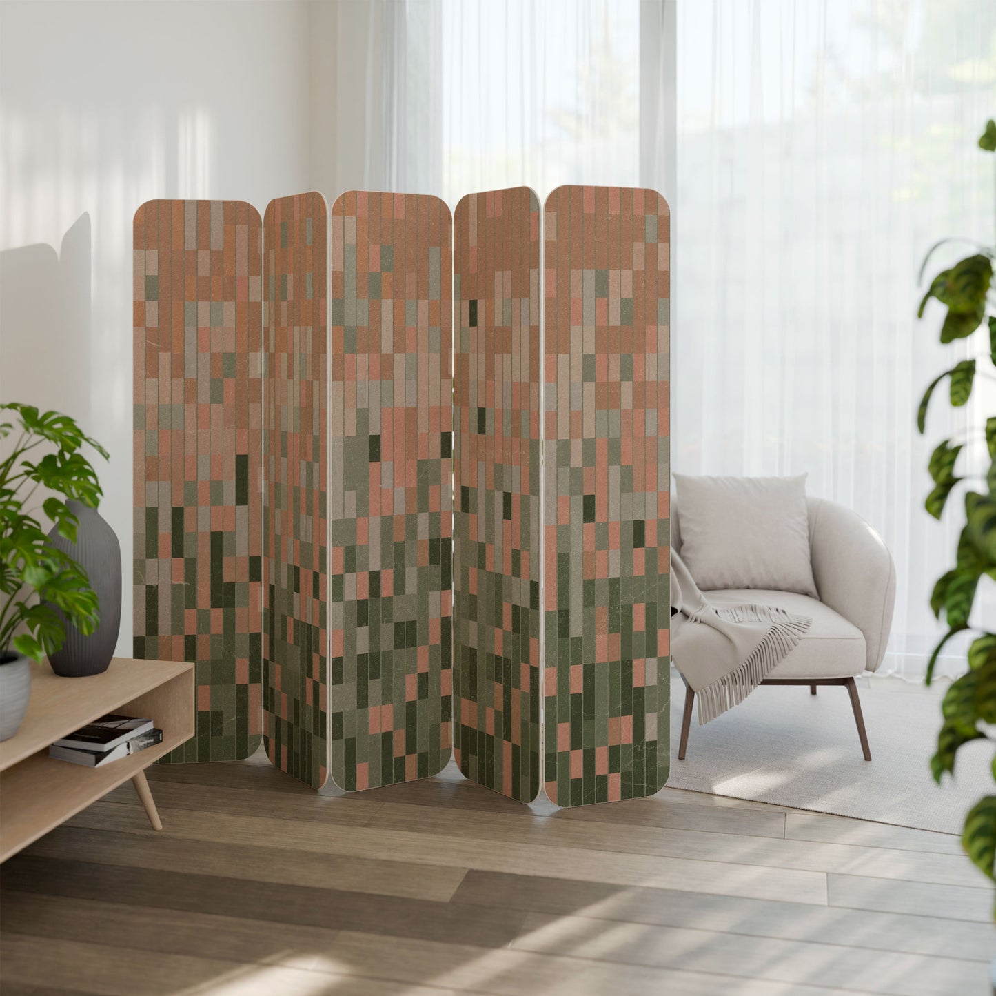 BUILDING THE FUTURE 5-Panel Plywood Room Divider