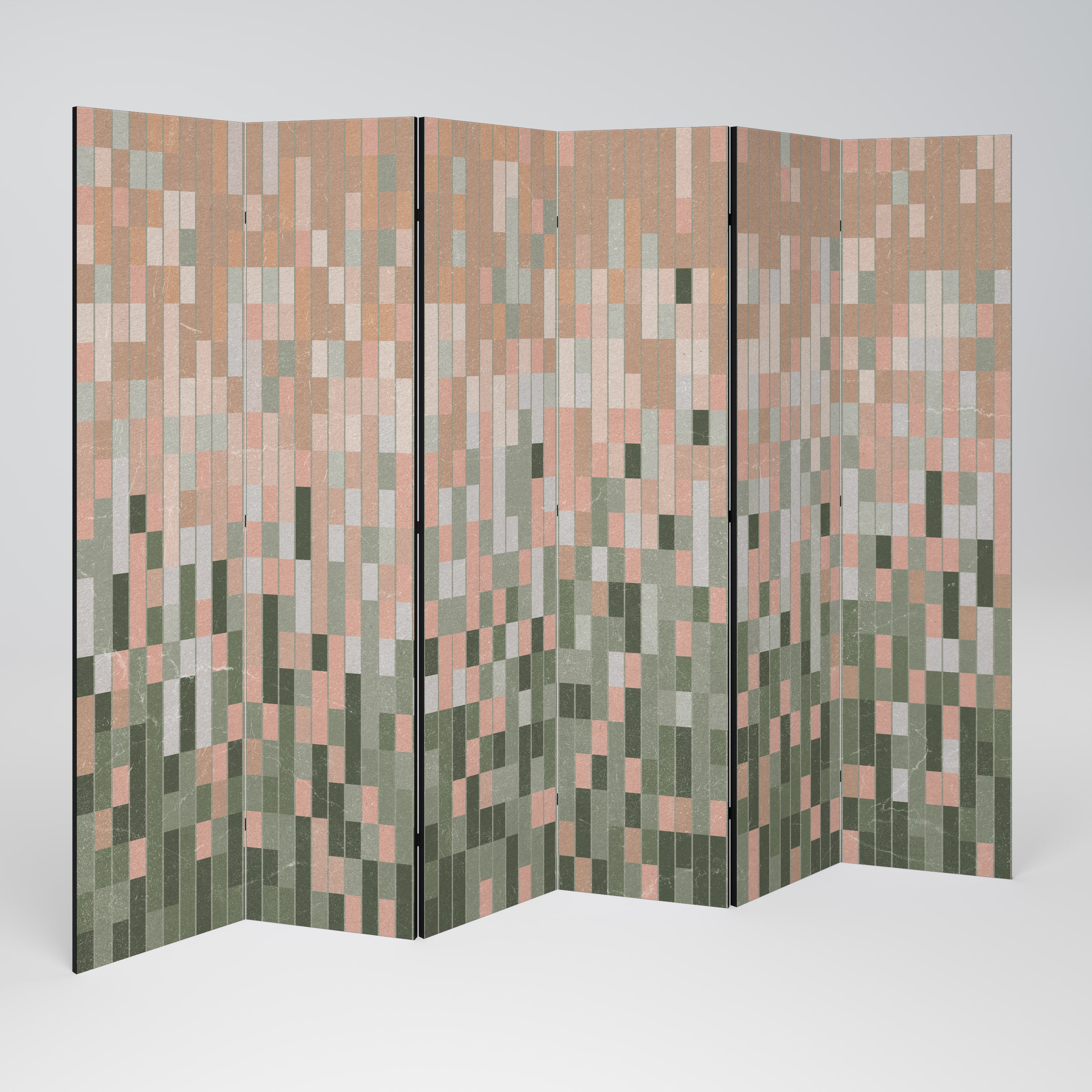 BUILDING THE FUTURE 6-teiliger Paravent