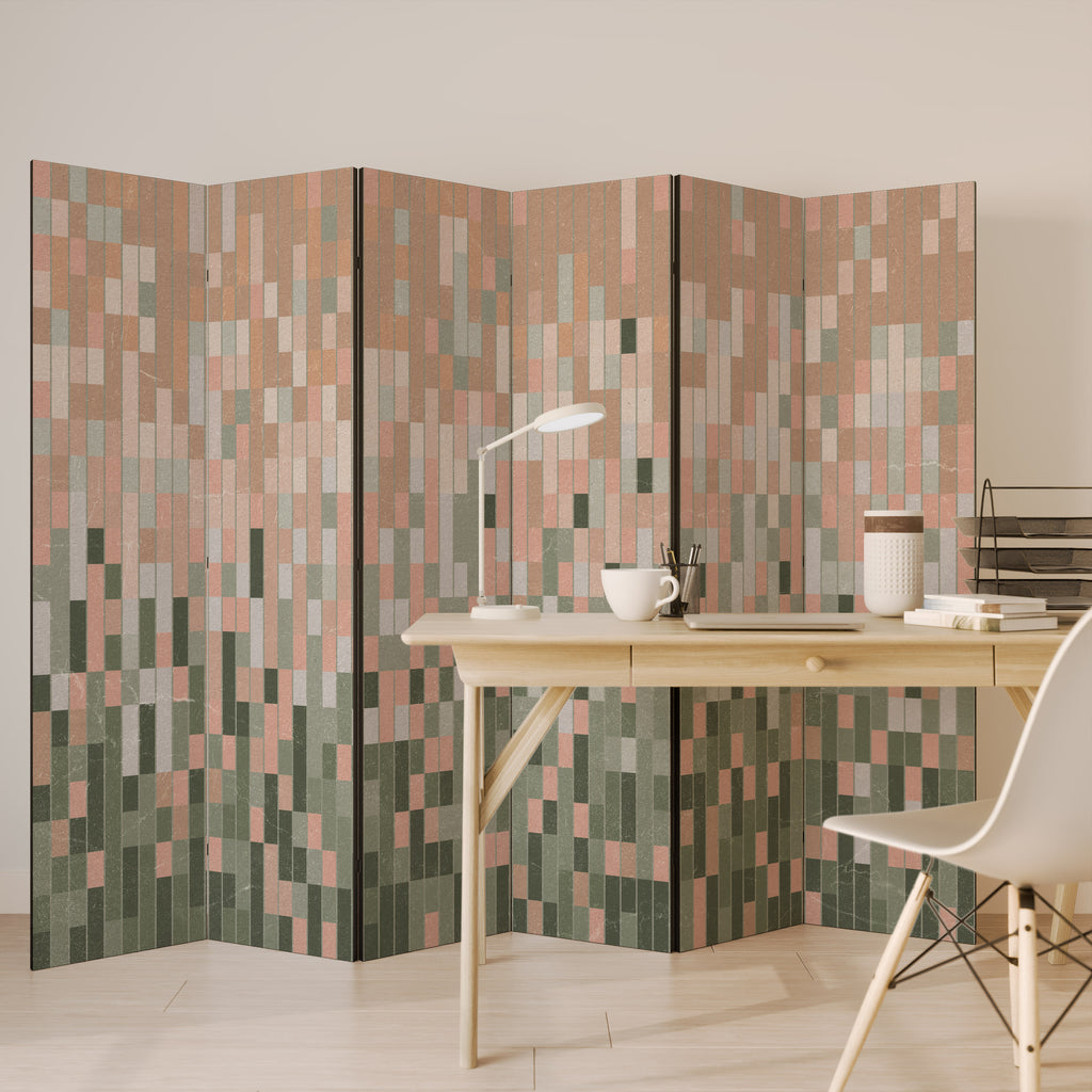 BUILDING THE FUTURE 6-teiliger Paravent